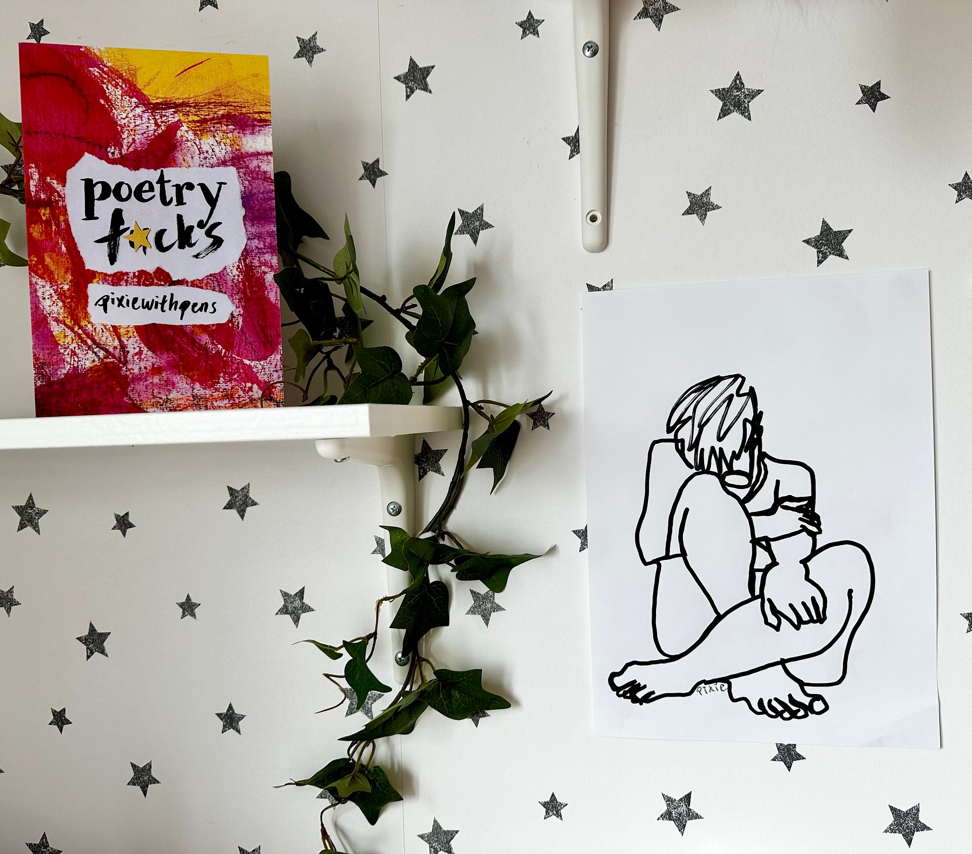 ’winter’ original drawing from ’poetry f*cks’ product image (2)