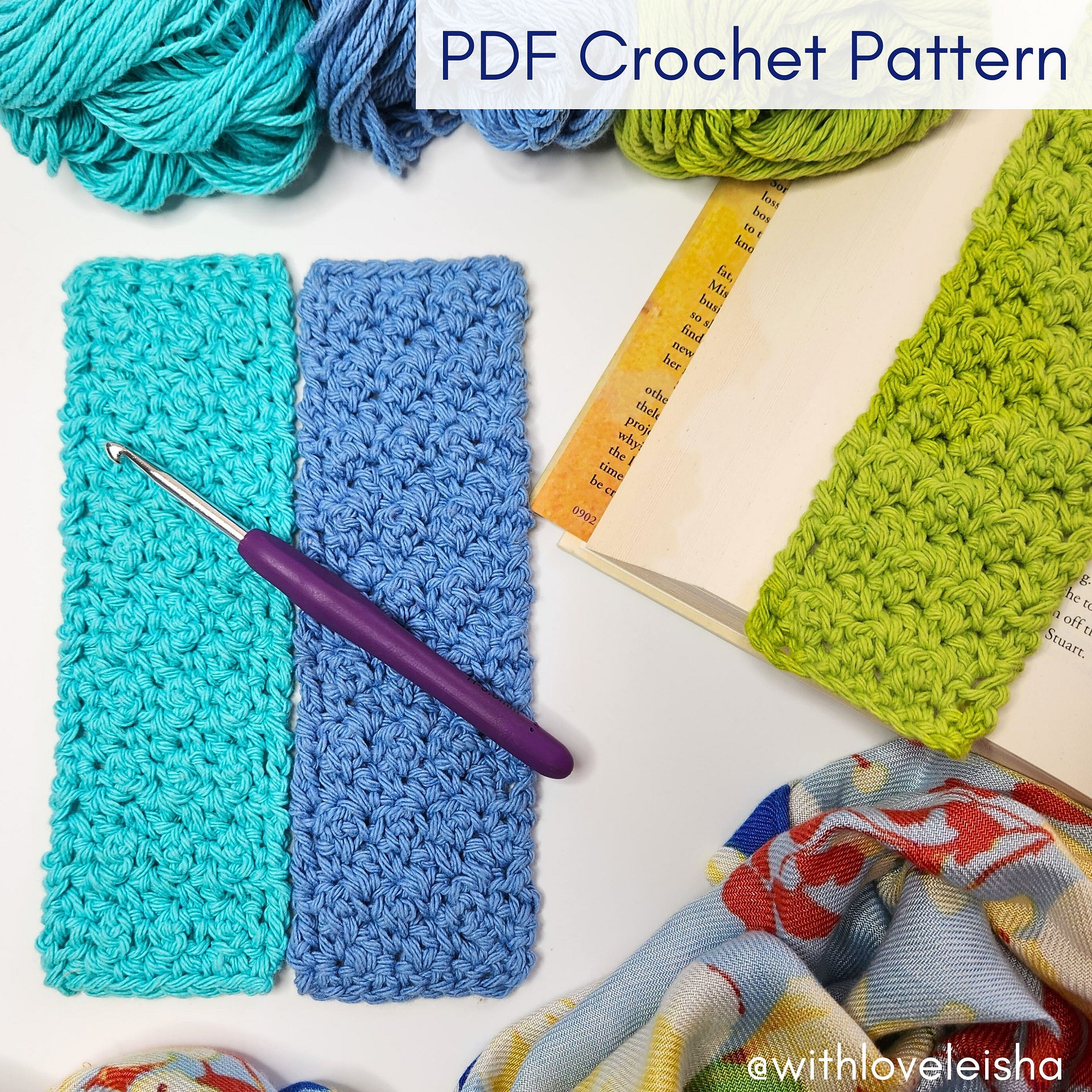 More Than a Bookmark Written Crochet Pattern for Beginners with Ad Free Video product image (3)