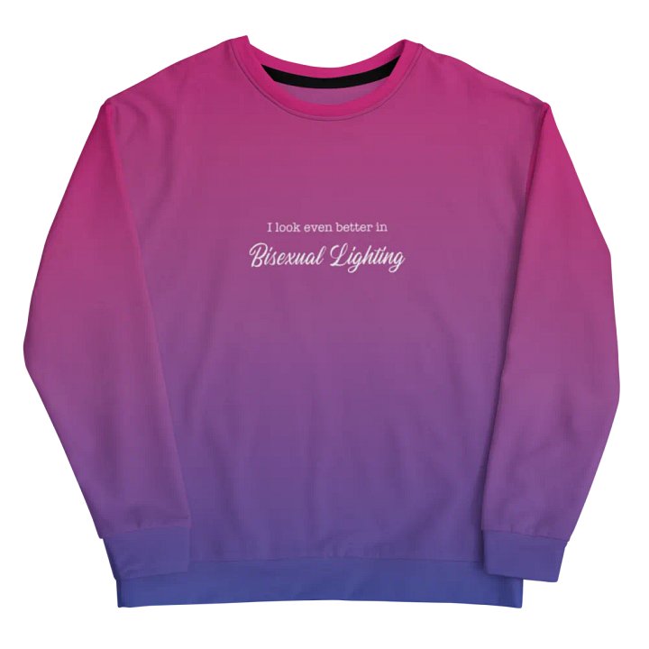 I Look Even Better In Bi Lighting • All-Over Print Sweater product image (1)