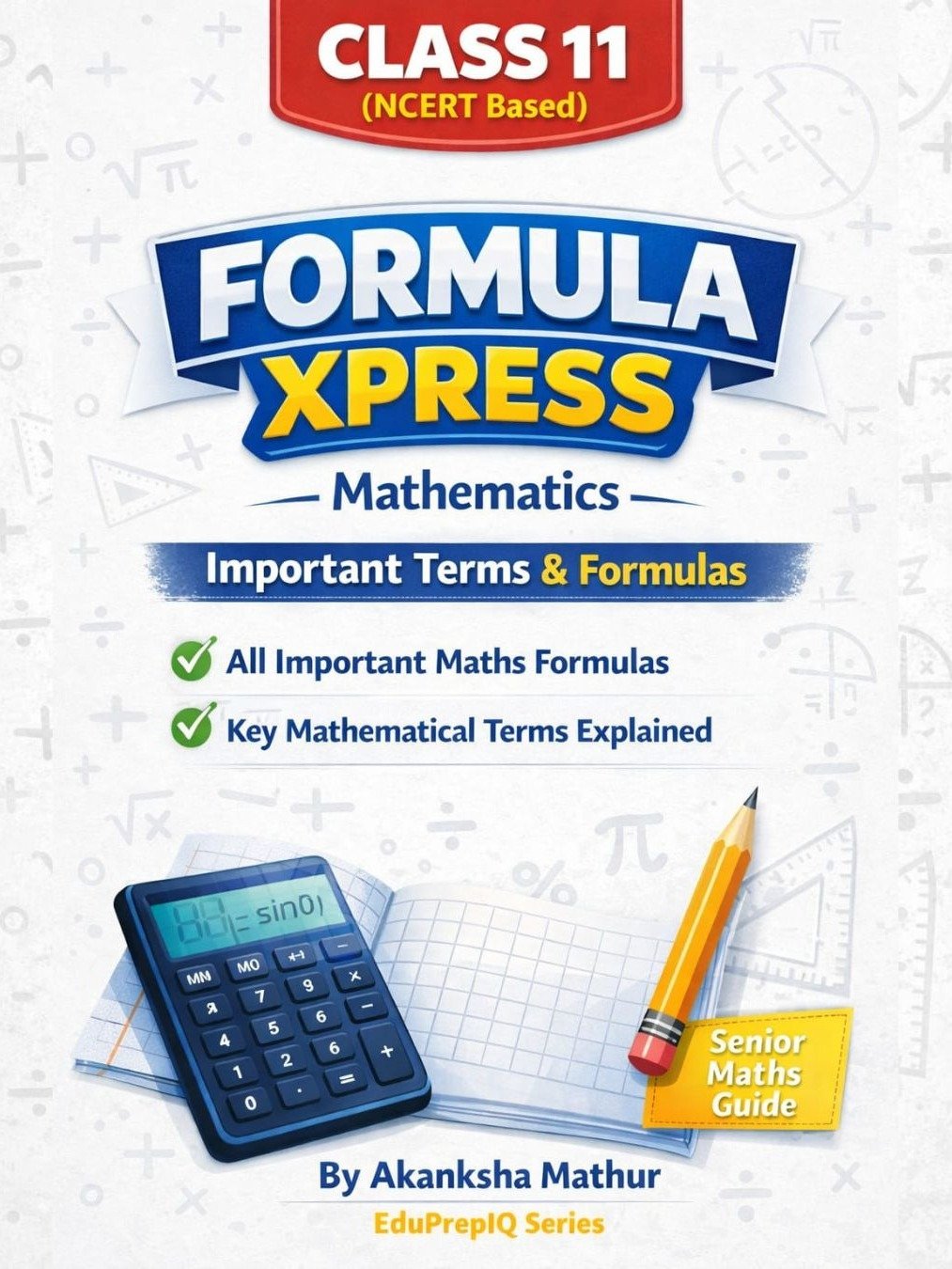 Class 11 Maths Formula Xpress product image (1)