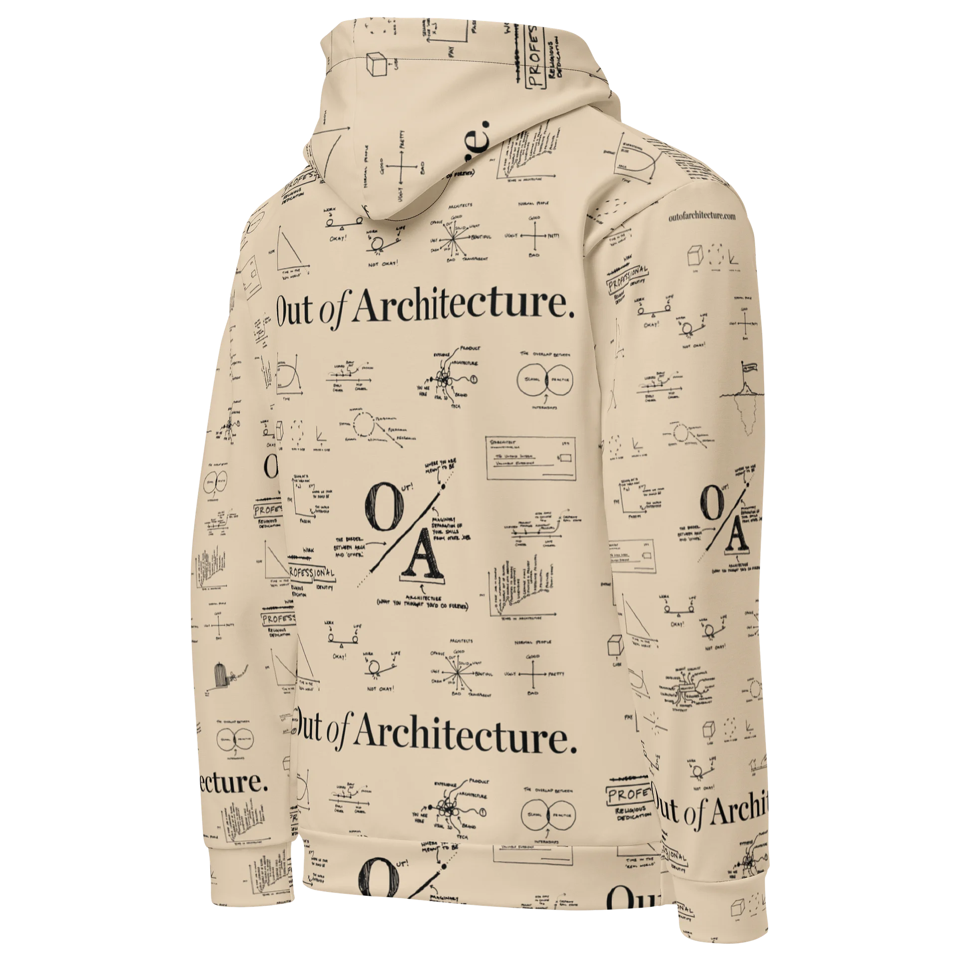 Doodle Hoodie - Cream product image (5)