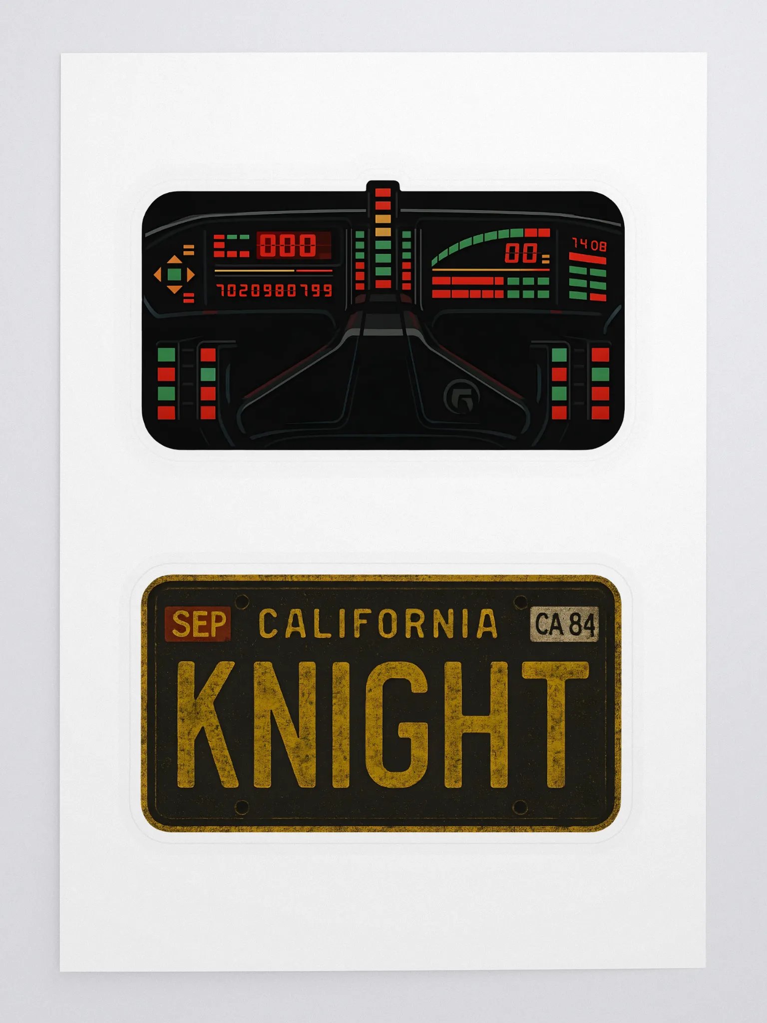 Cockpit and License Stickers product image (3)