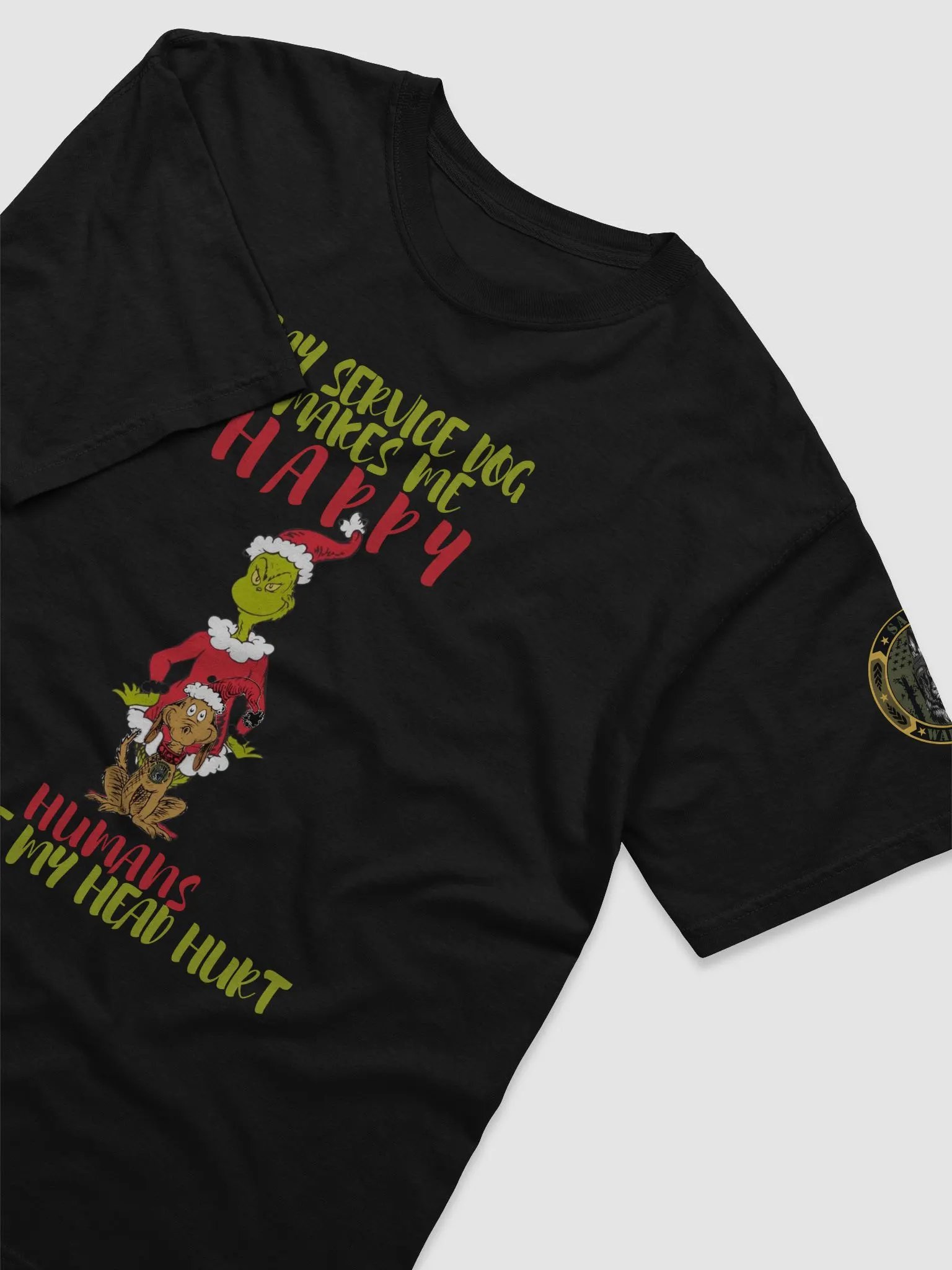 Sable Warriors Holiday Service Dog Short Sleeve: Helps Pair Veterans With A Service Dog product image (16)