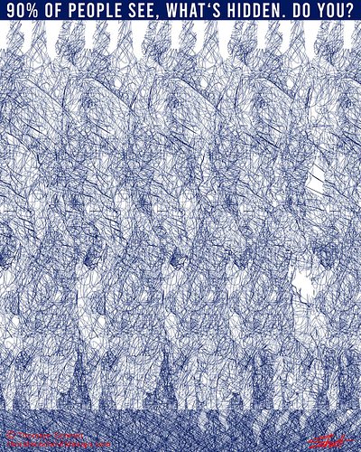 My Art is 3D. It's a stereogram design ❤