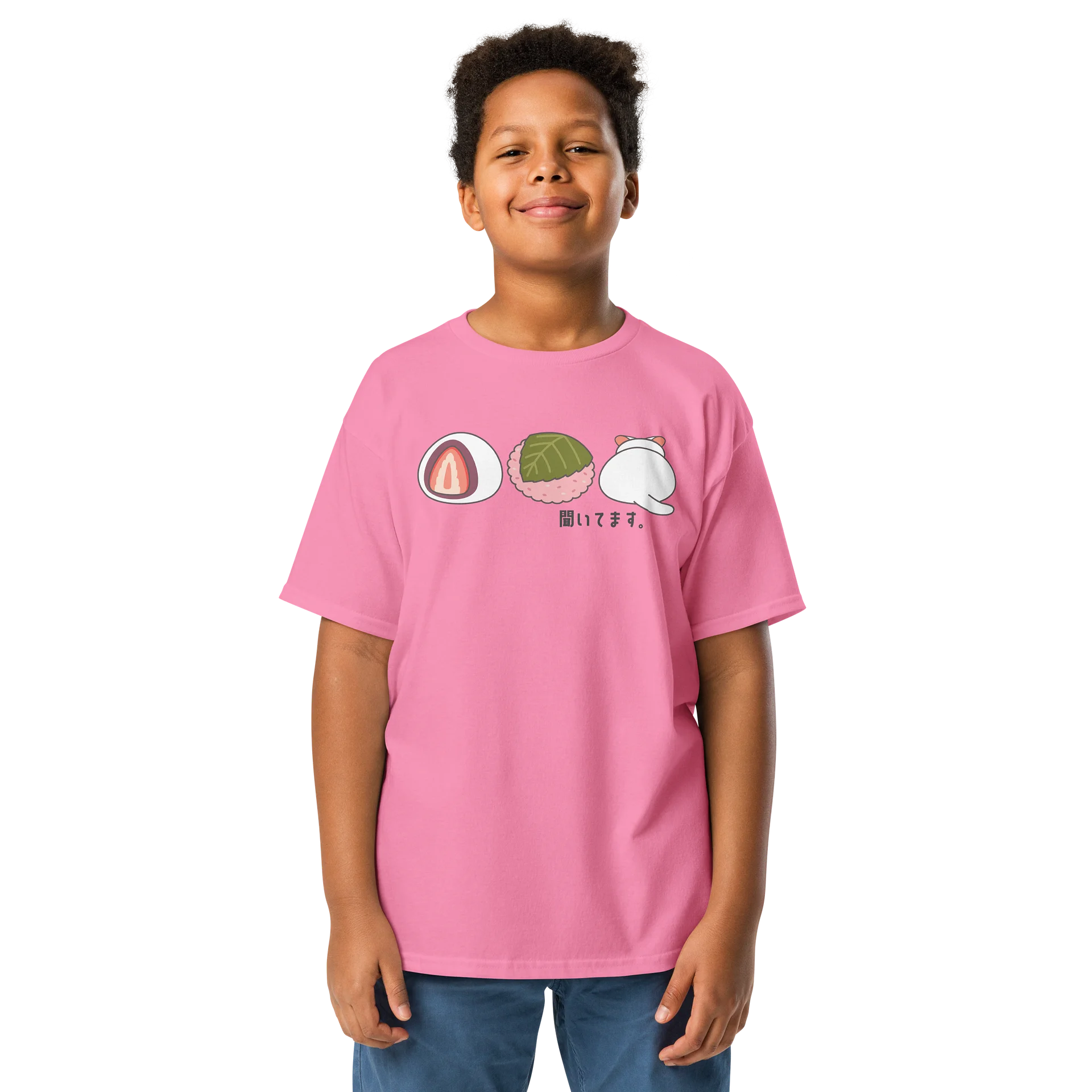 Daifuku Mochi Cat - Unisex Youth Heavyweight T-shirt product image (1)