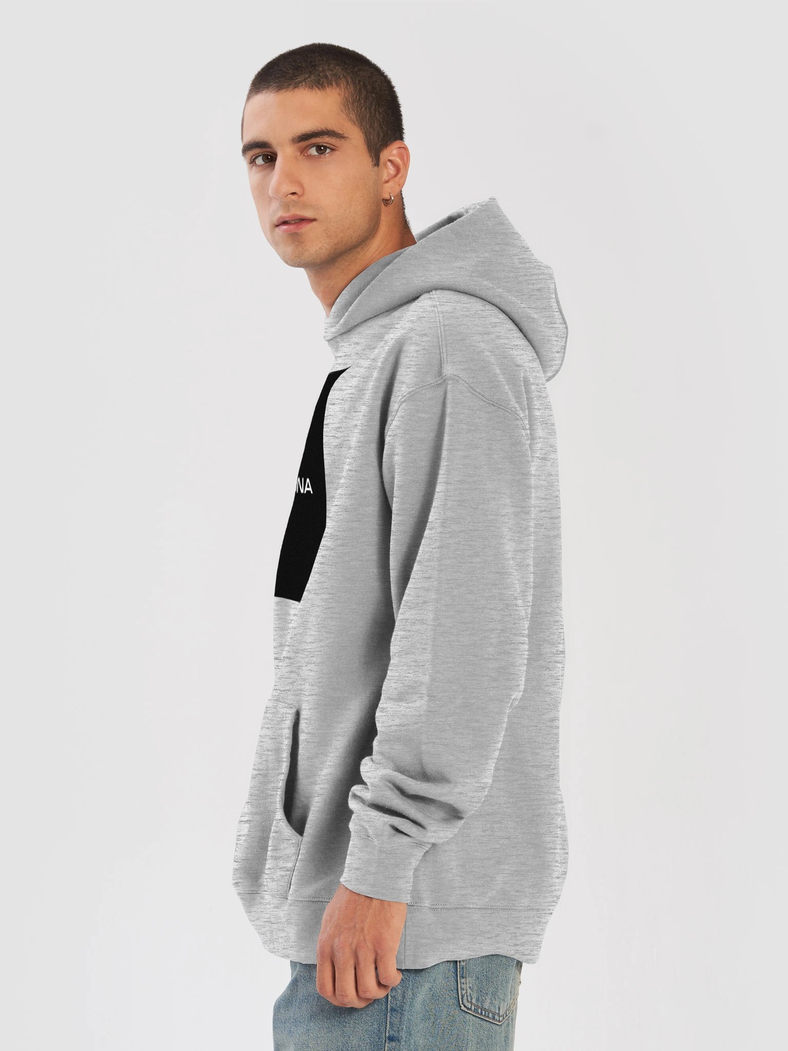 Deltasona Logo - Unisex Premium Hoodie (80% Cotton) - White product image (8)