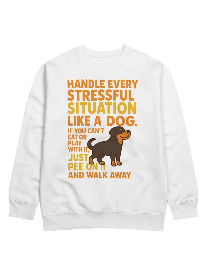 Rottweiler Pawsitive Attitude Premium Sweatshirt product image (3)