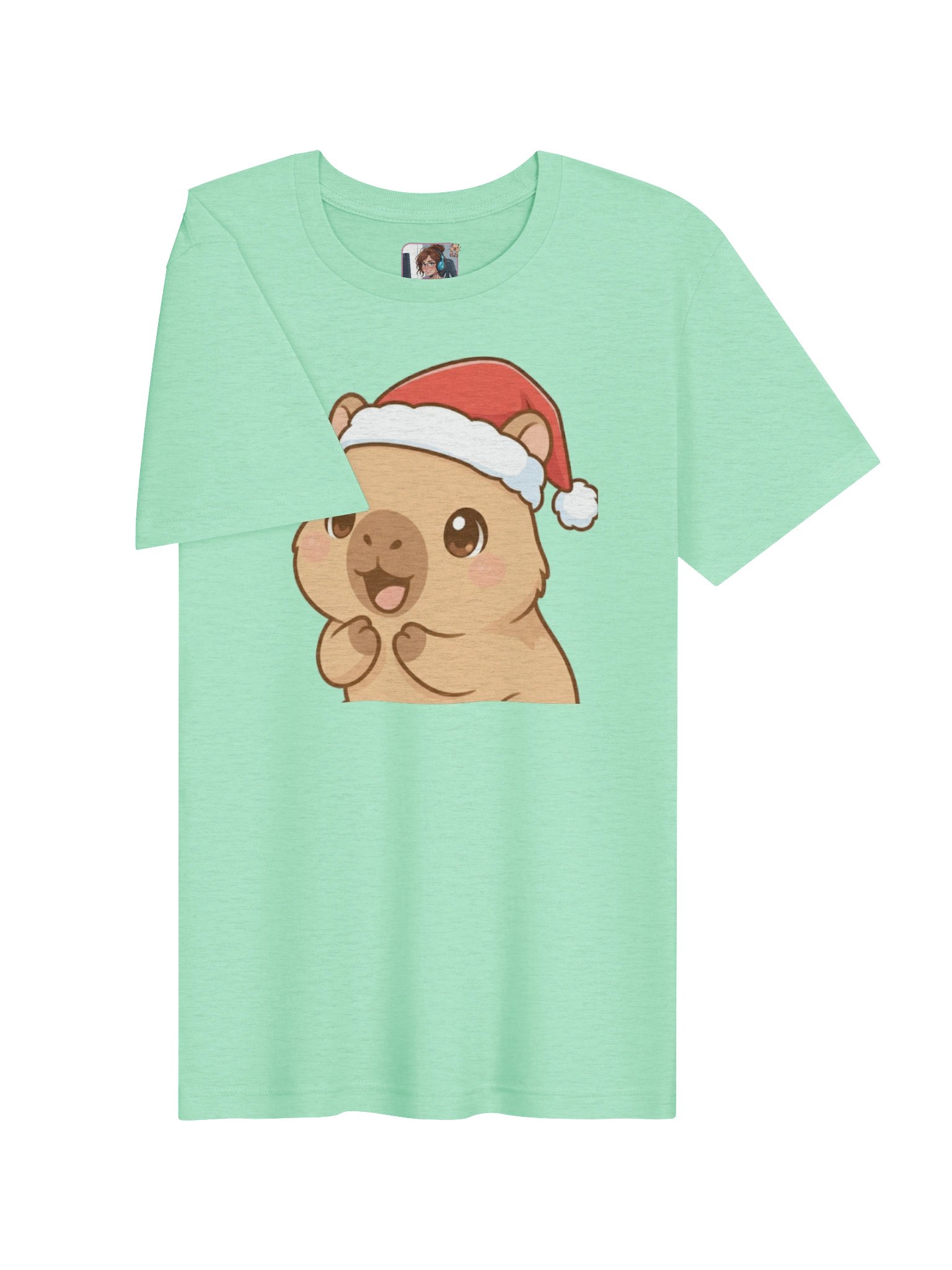 Santa Capy T-Shirt product image (3)