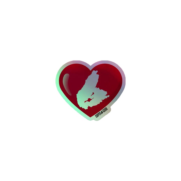 CAPE BRETON HEART HOLOGRAPHIC STICKER product image (1)