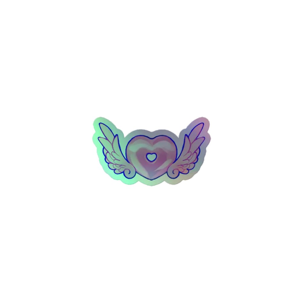 HEART BELL HOLO STICKER product image (1)