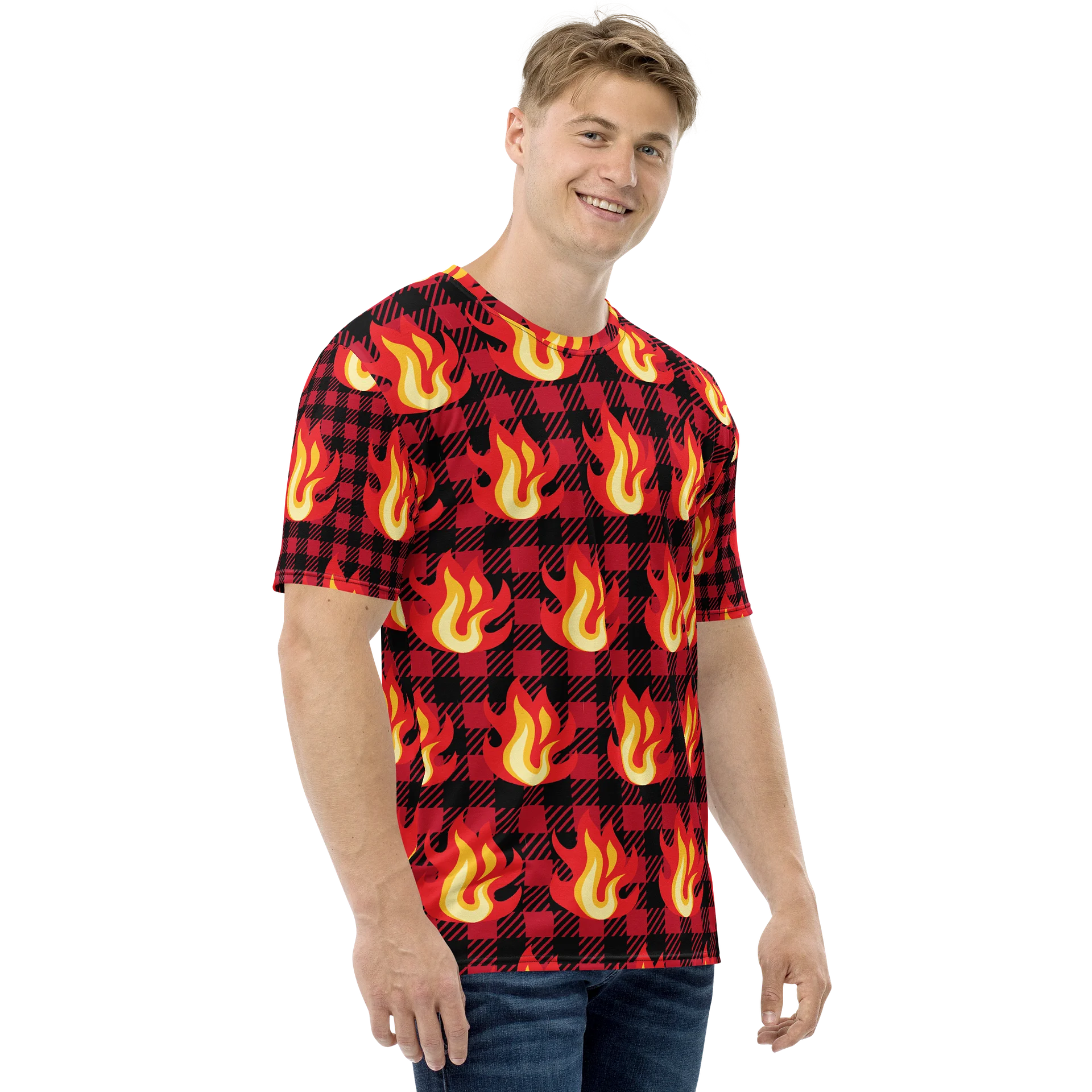 Flame Check Graphic Tee product image (6)
