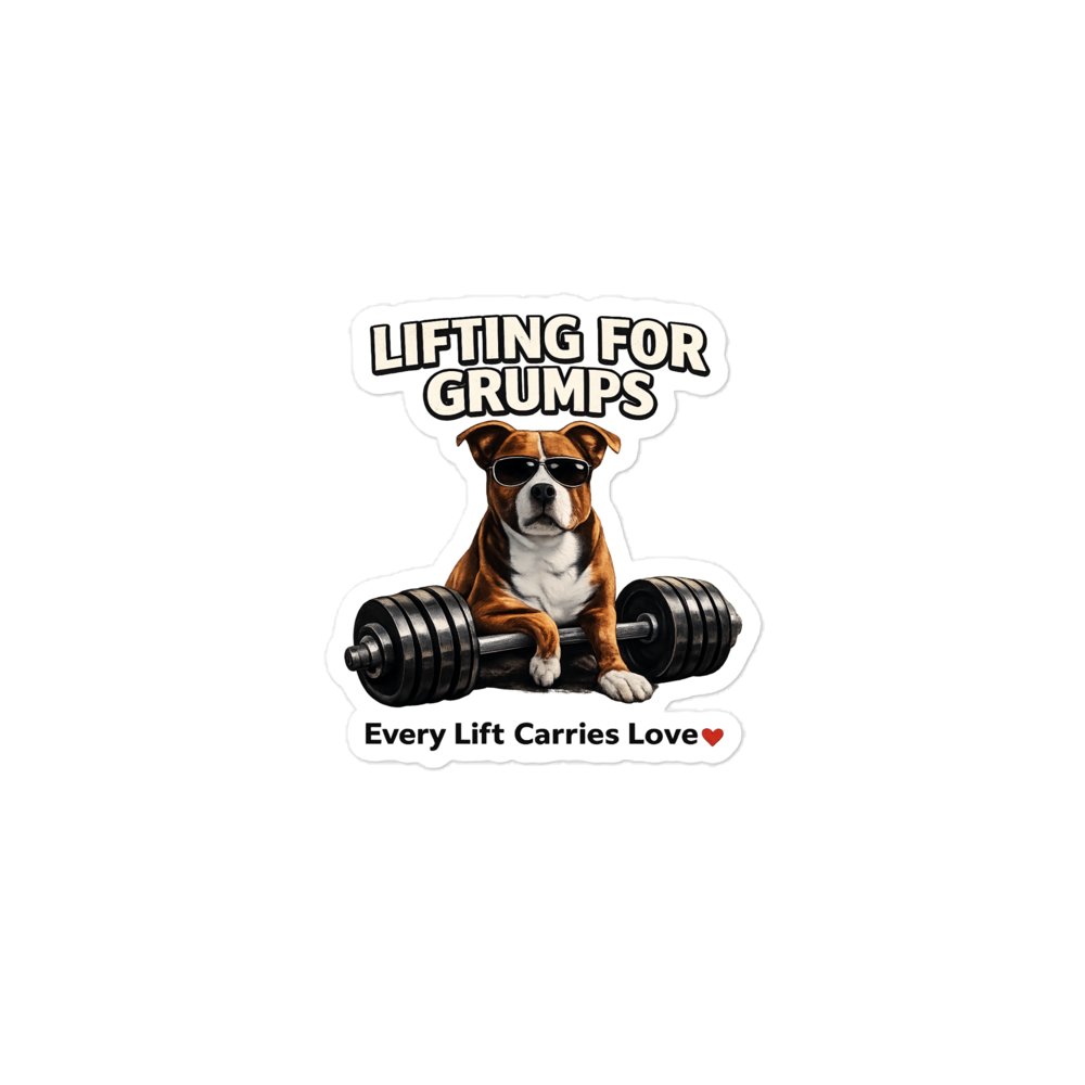 Lifting for Grumps Sticker product image (1)