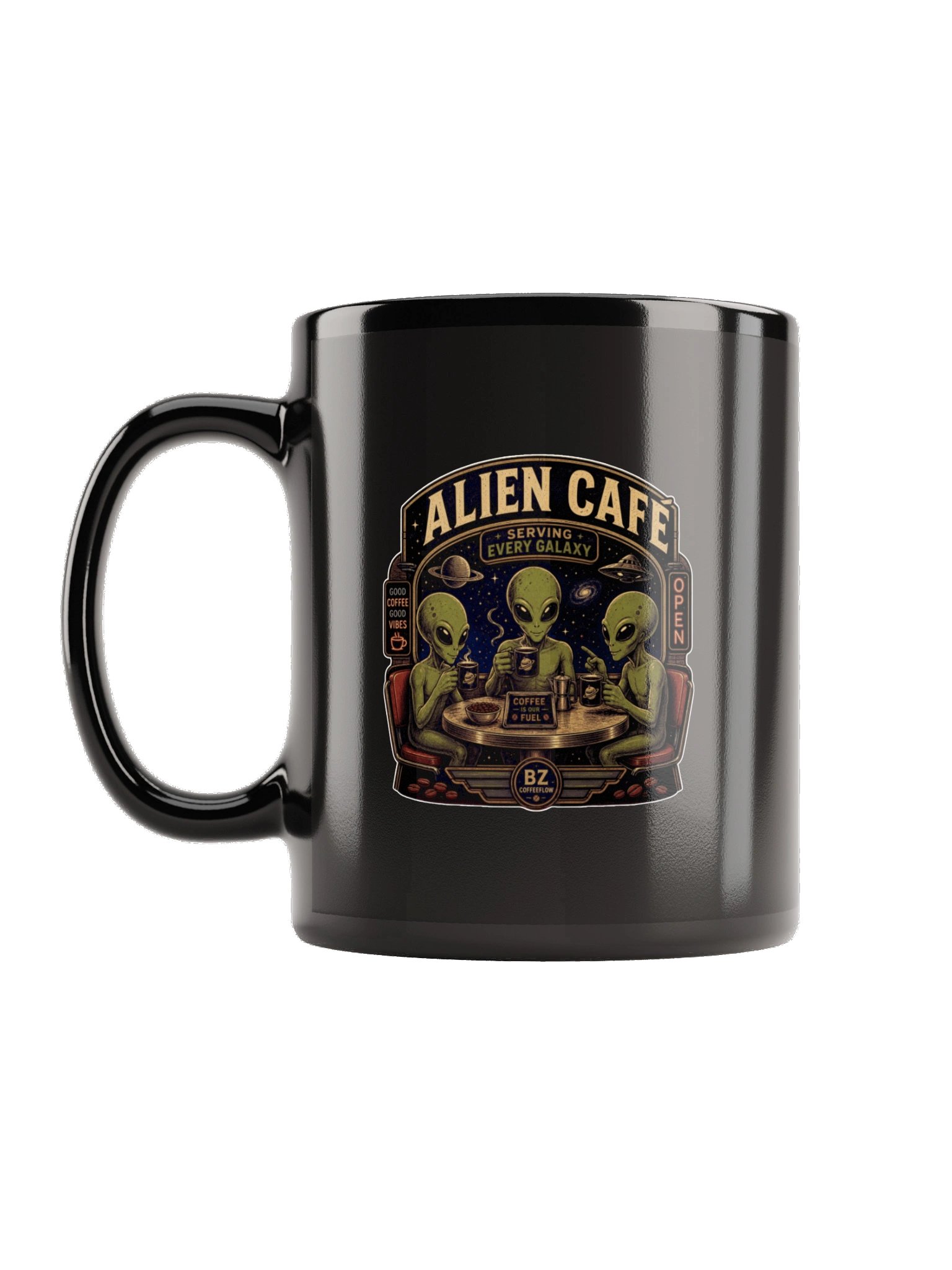 Alien Café — Serving Every Galaxy. ☕👽🌌 product image (1)