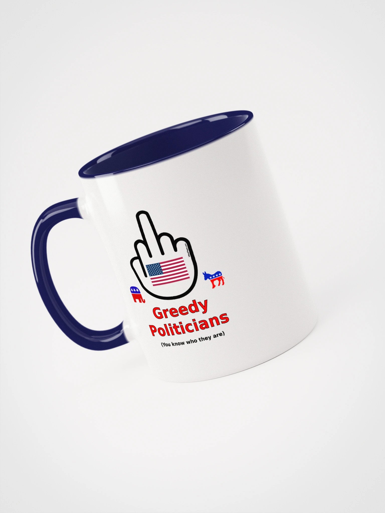 Two-tone Ceramic Mug-MisterFinger-Greedy-B product image (40)