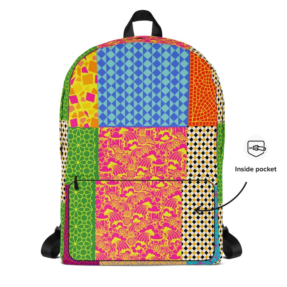 Geometric Fusion All-Over Print Backpack product image (4)