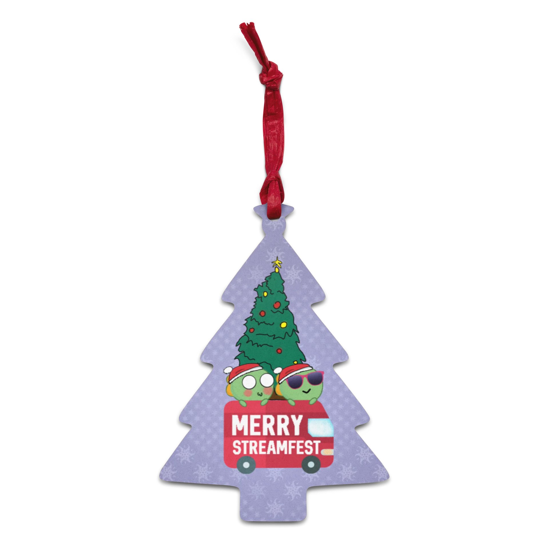 Merry Streamfest Wooden Ornament [Tree] product image (1)