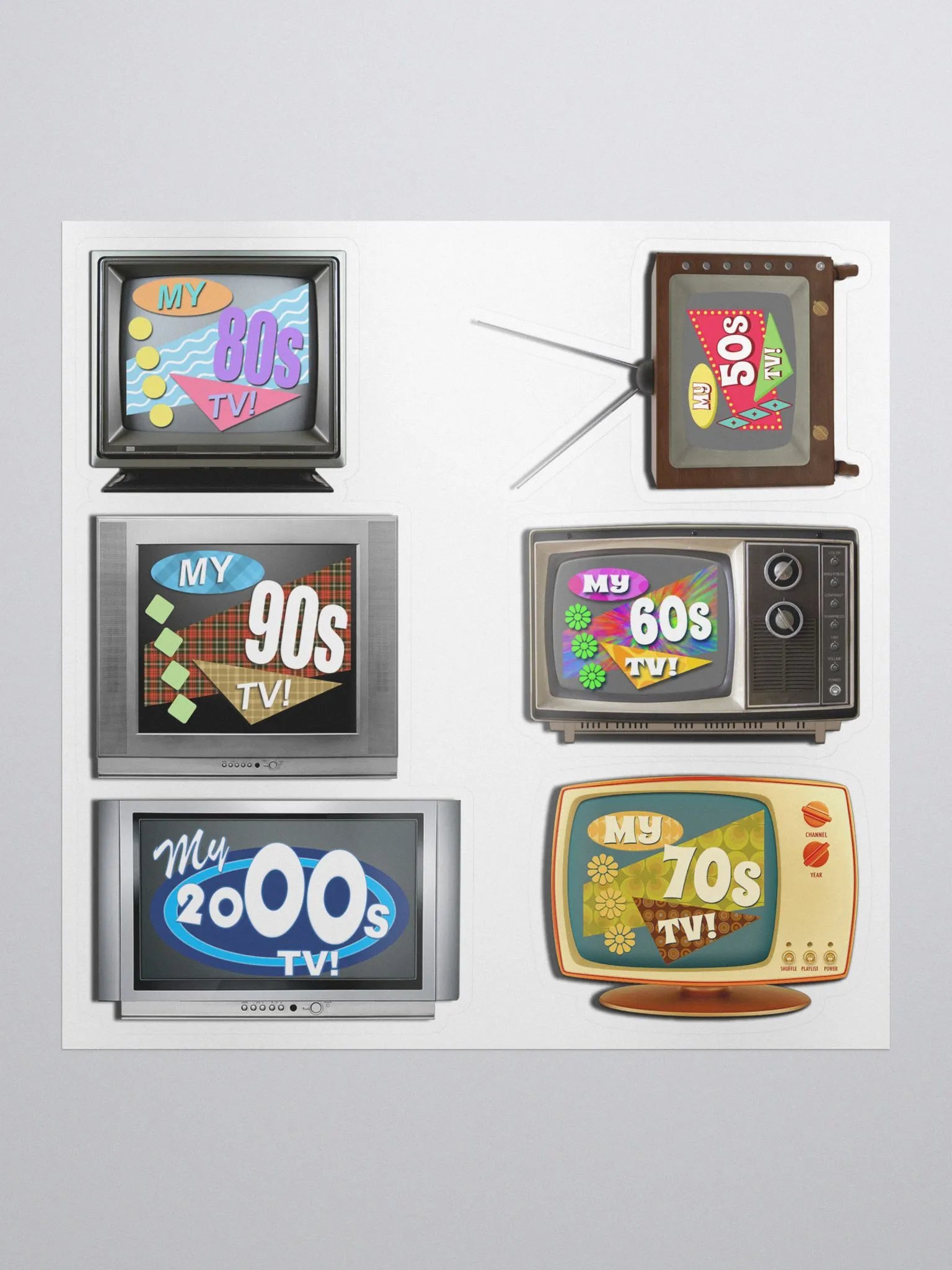 My Retro TVs Stickers product image (1)