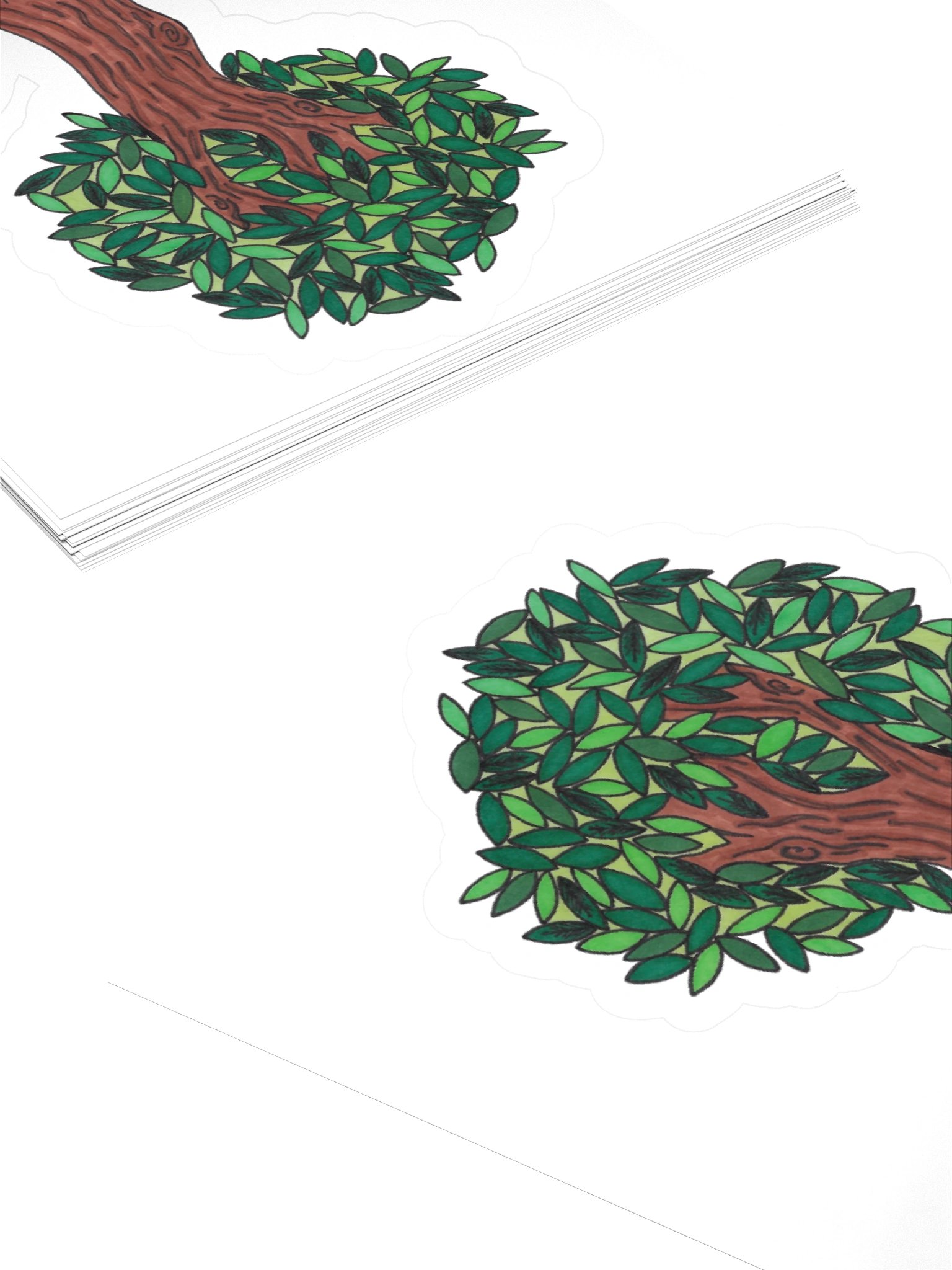 Leafy Tree Sticker product image (4)