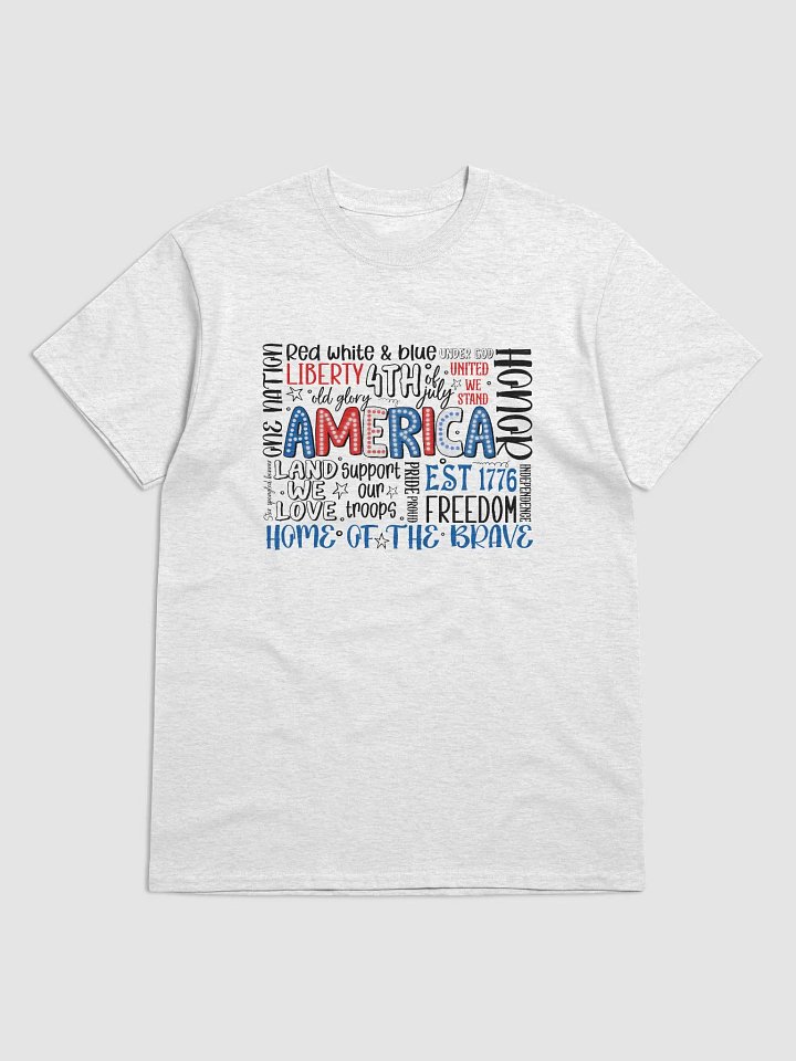 Patriotic Dotted America T-Shirt product image (2)