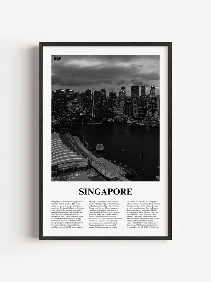 Singapore 02 Newspaper Poster product image (1)