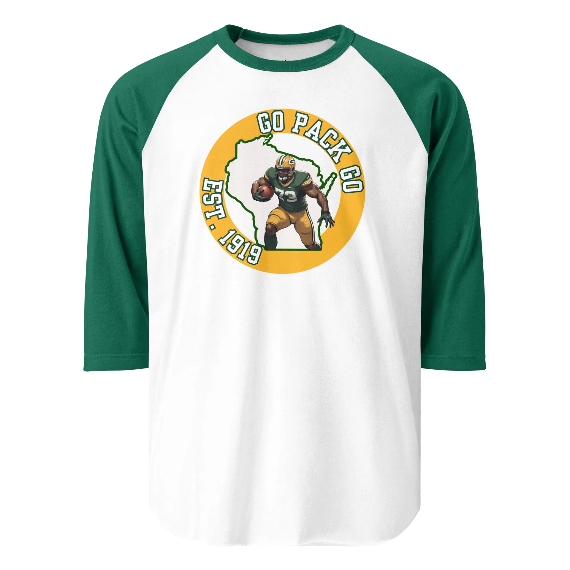 Packers baseball tee product image (2)
