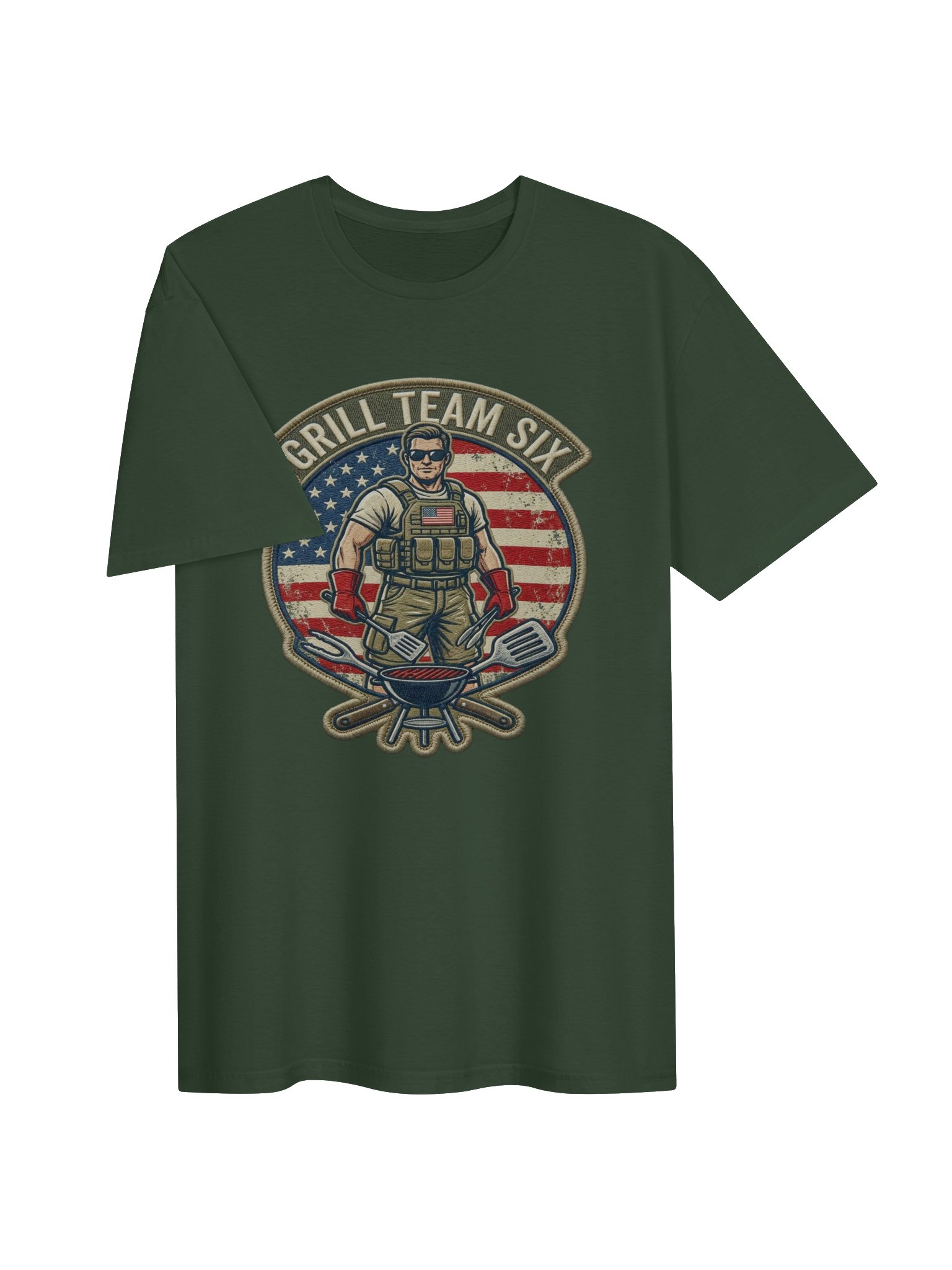 Grill Team Six BBQ Tee | USA T-Shirt product image (33)
