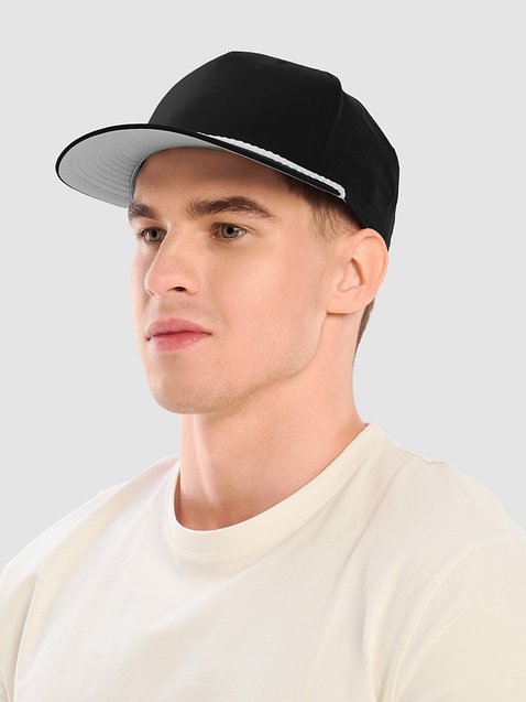 Photo showing Richardson Five-Panel Classic Rope Cap