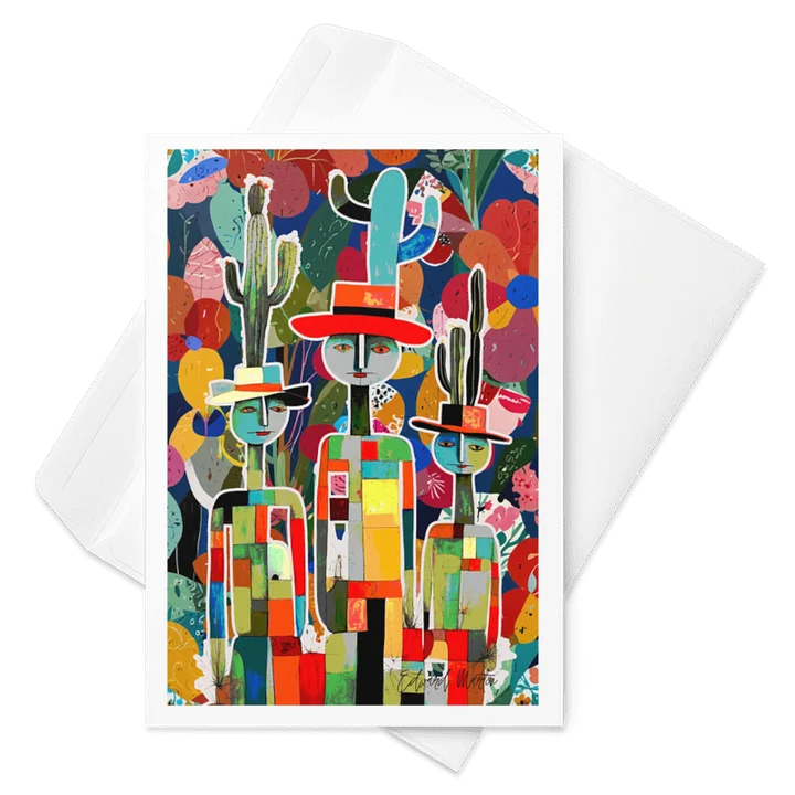 Cacti Amigos by Edward Martin Card product image (1)
