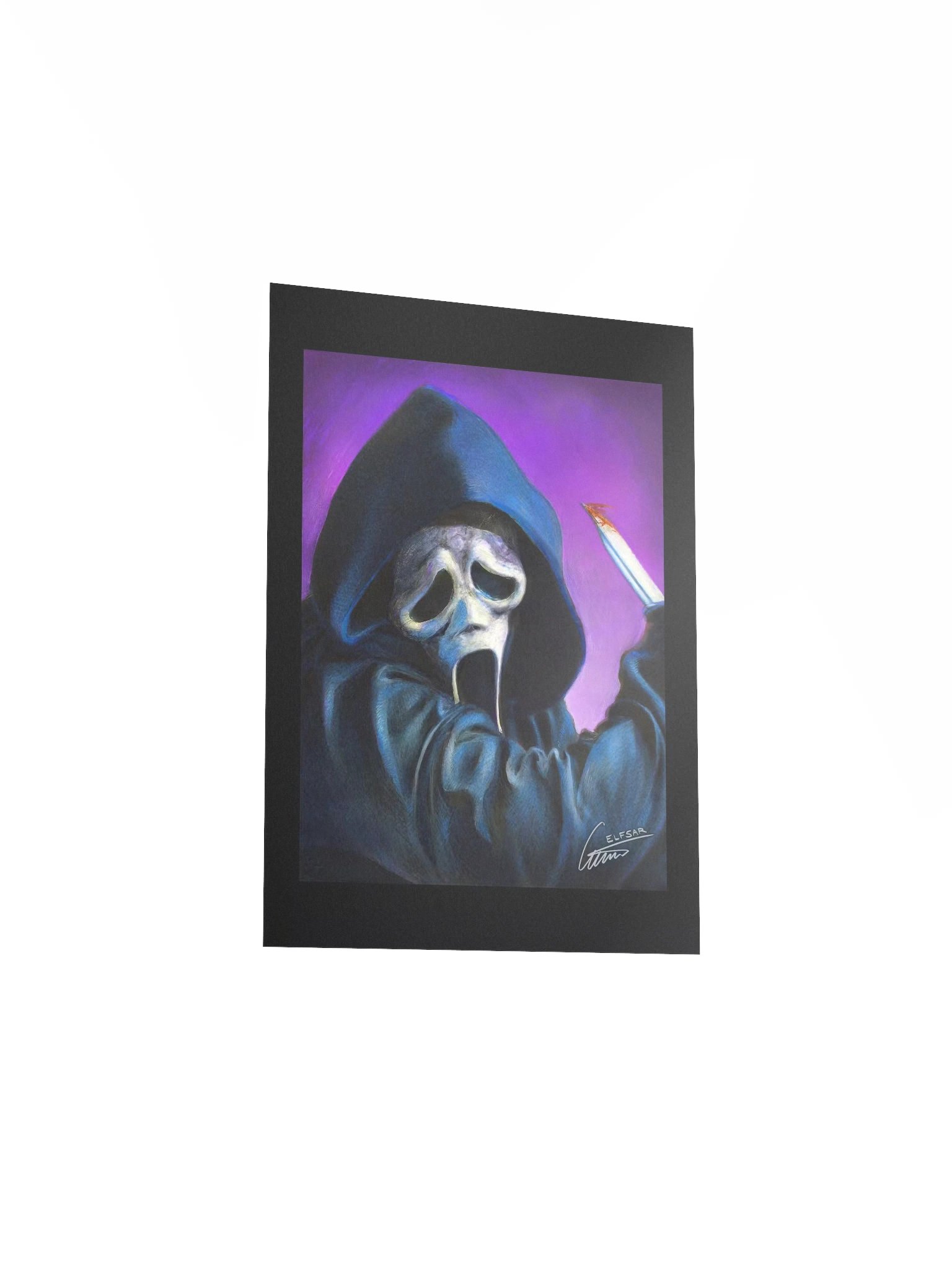 Scream Ghost Face Matte Print product image (6)