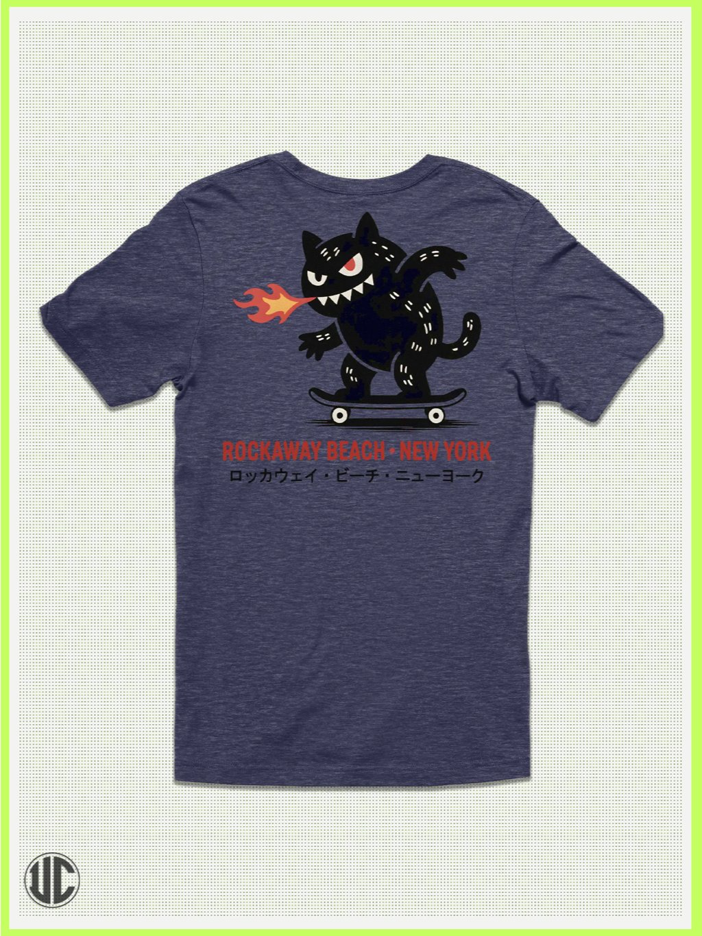 UnkoCon - Rockaway Beach NY Skater T-Shirt product image (2)