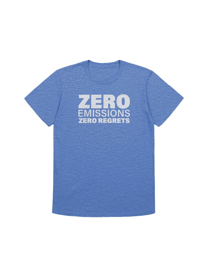 ZERO Emissions Zero Regrets Stacked in White product image (1)