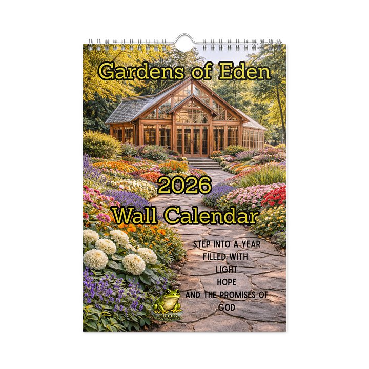Gardens of Eden 2026 Wall Calendar product image (1)