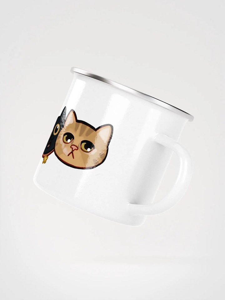 Straw Cat & Tao Purrfect Duo Enamel Mug product image (2)
