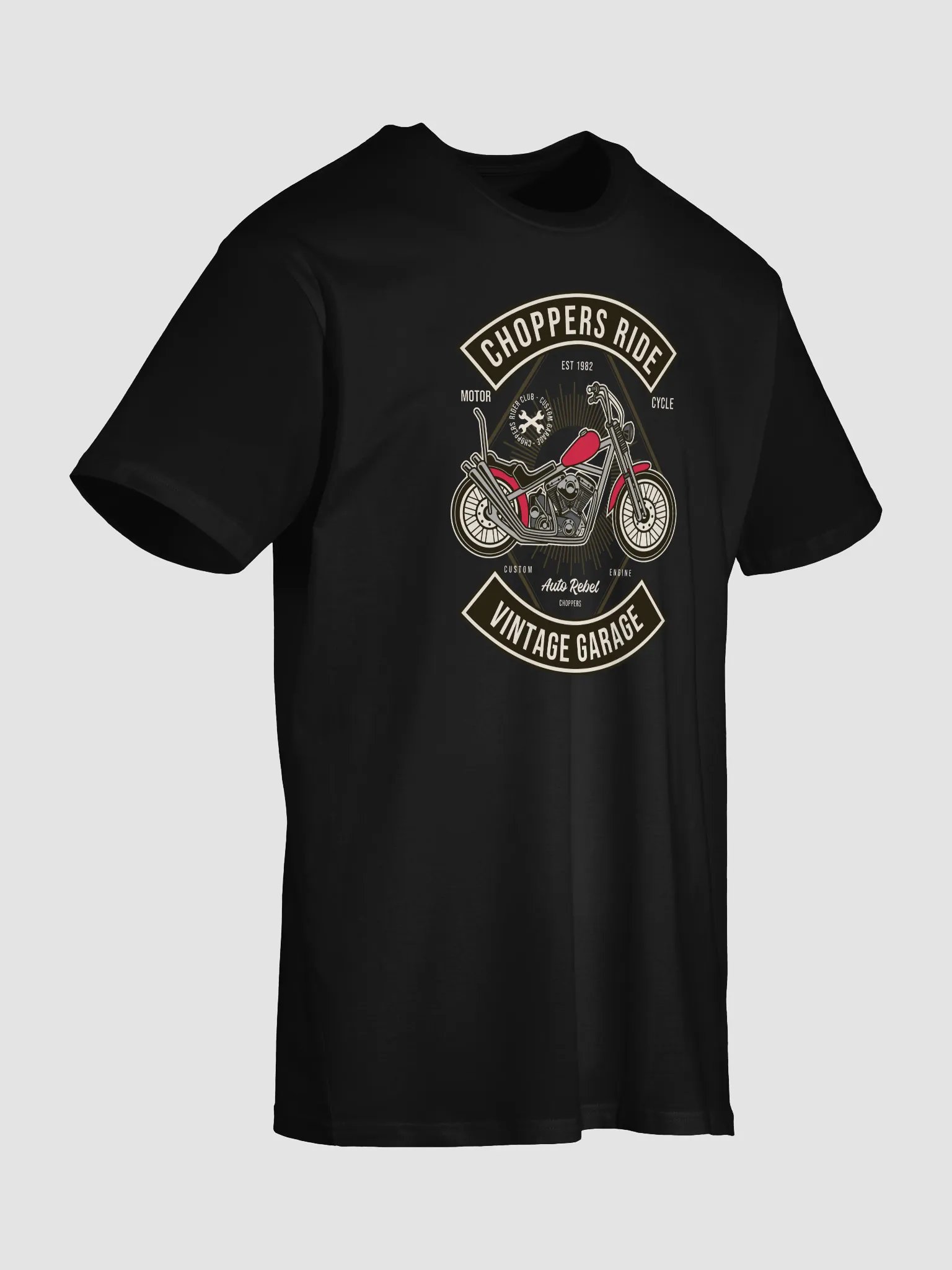 Vintage Choppers Ride T-Shirt product image (8)