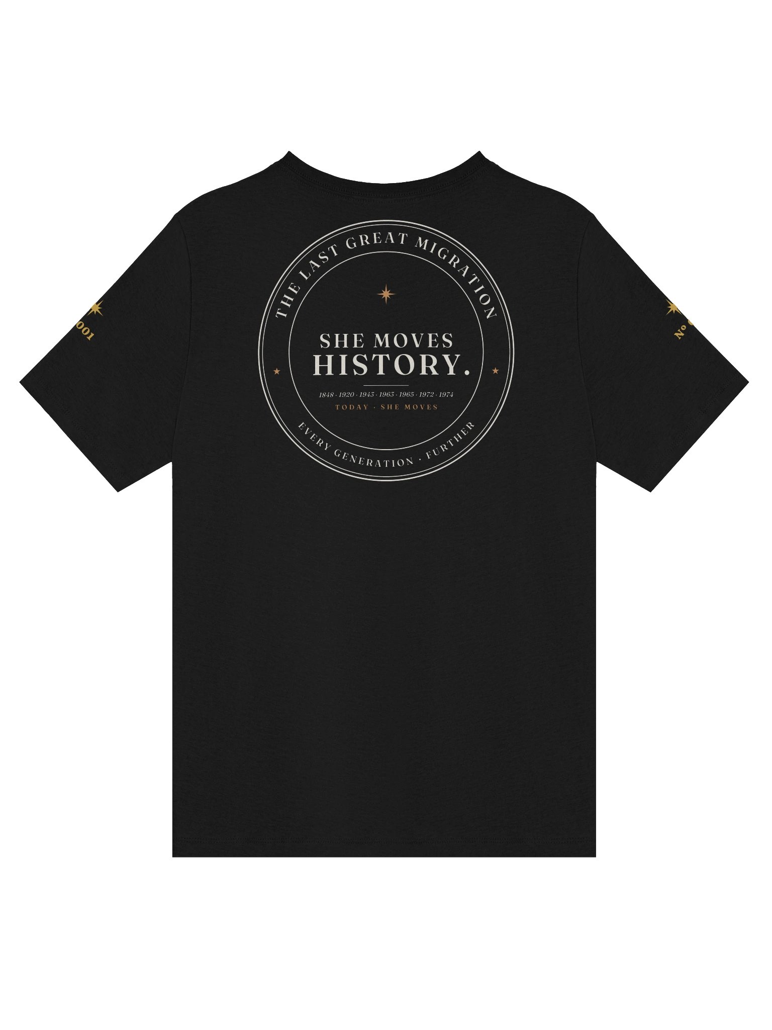 The She Moves History V Neck with Sleeve Stars (Women's) product image (2)