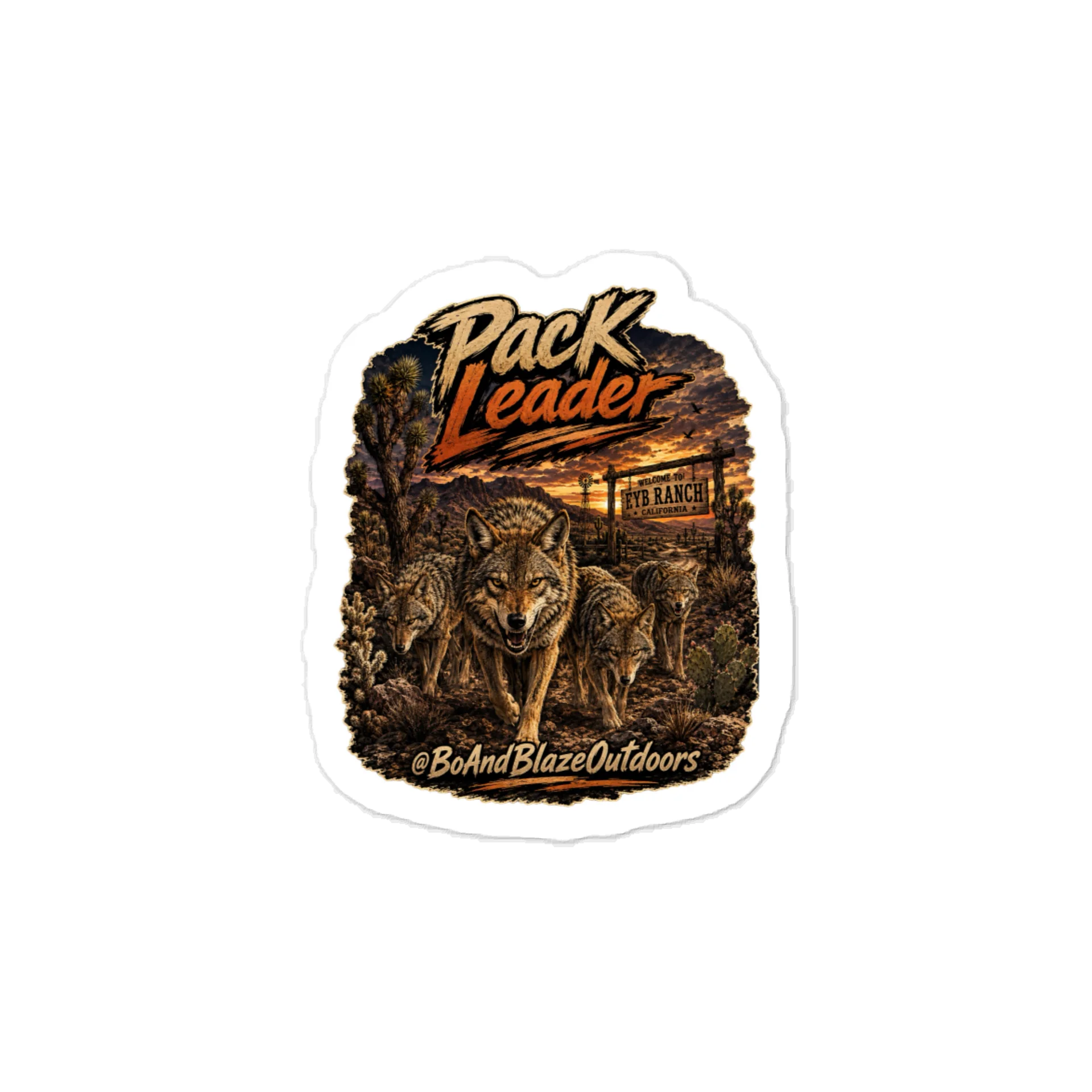Pack Leader FYB Ranch Kiss cut Sticker edition product image (1)