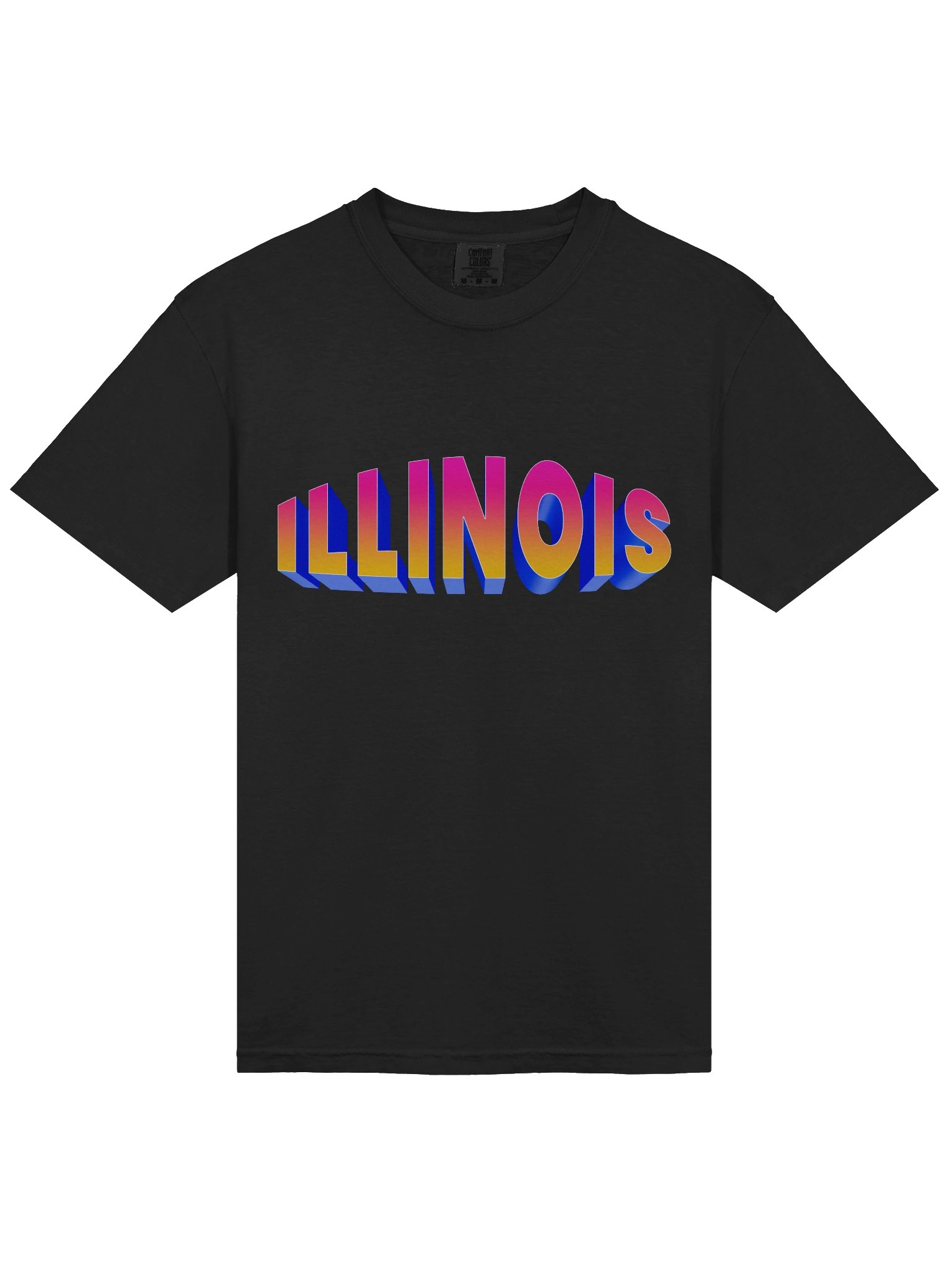 ILLINOIS 3D Gradient Tee product image (3)