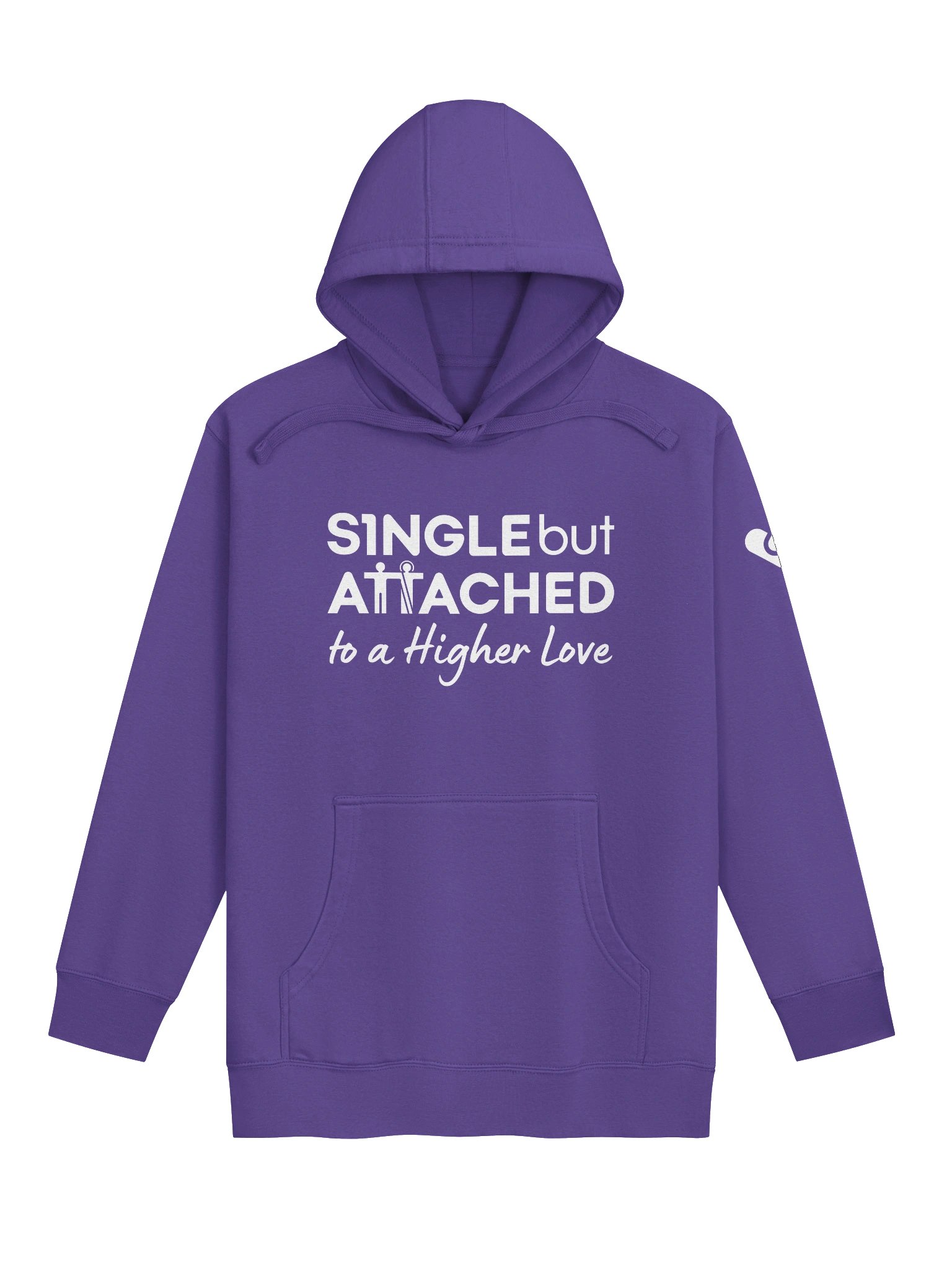 Single But Attached to a Higher Love | Unisex Premium Pullover Hoodie product image (1)