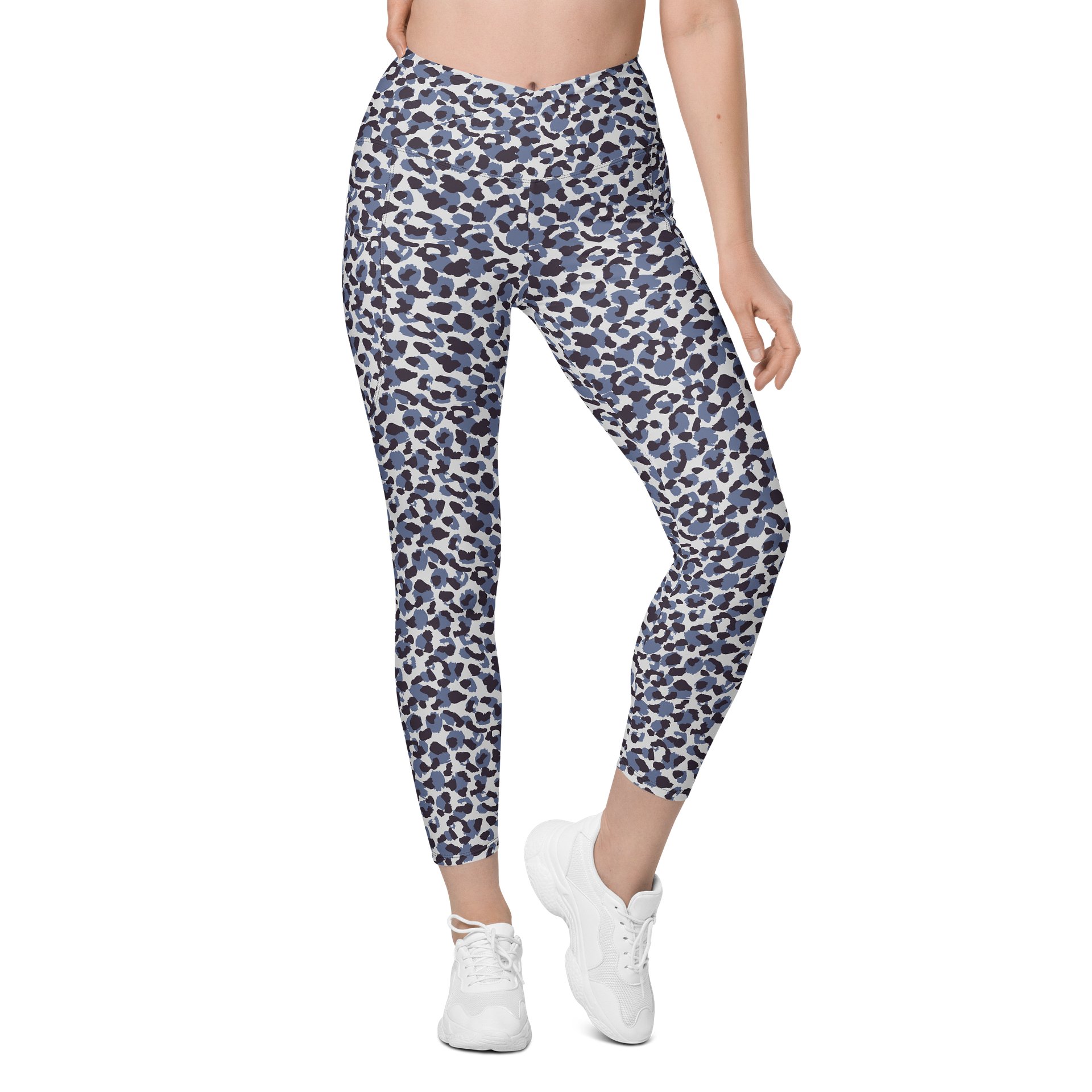 Leopard Print Leggings with Functional Pockets product image (1)