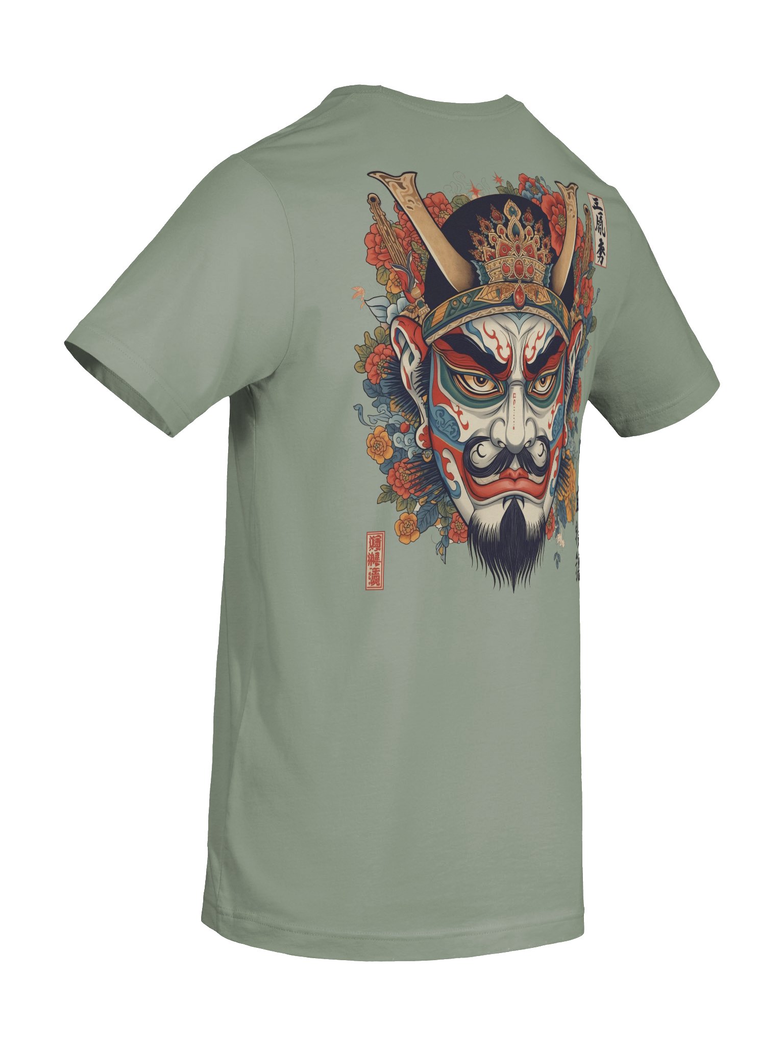 The Bold Oni Mask Streetwear T-Shirt product image (58)
