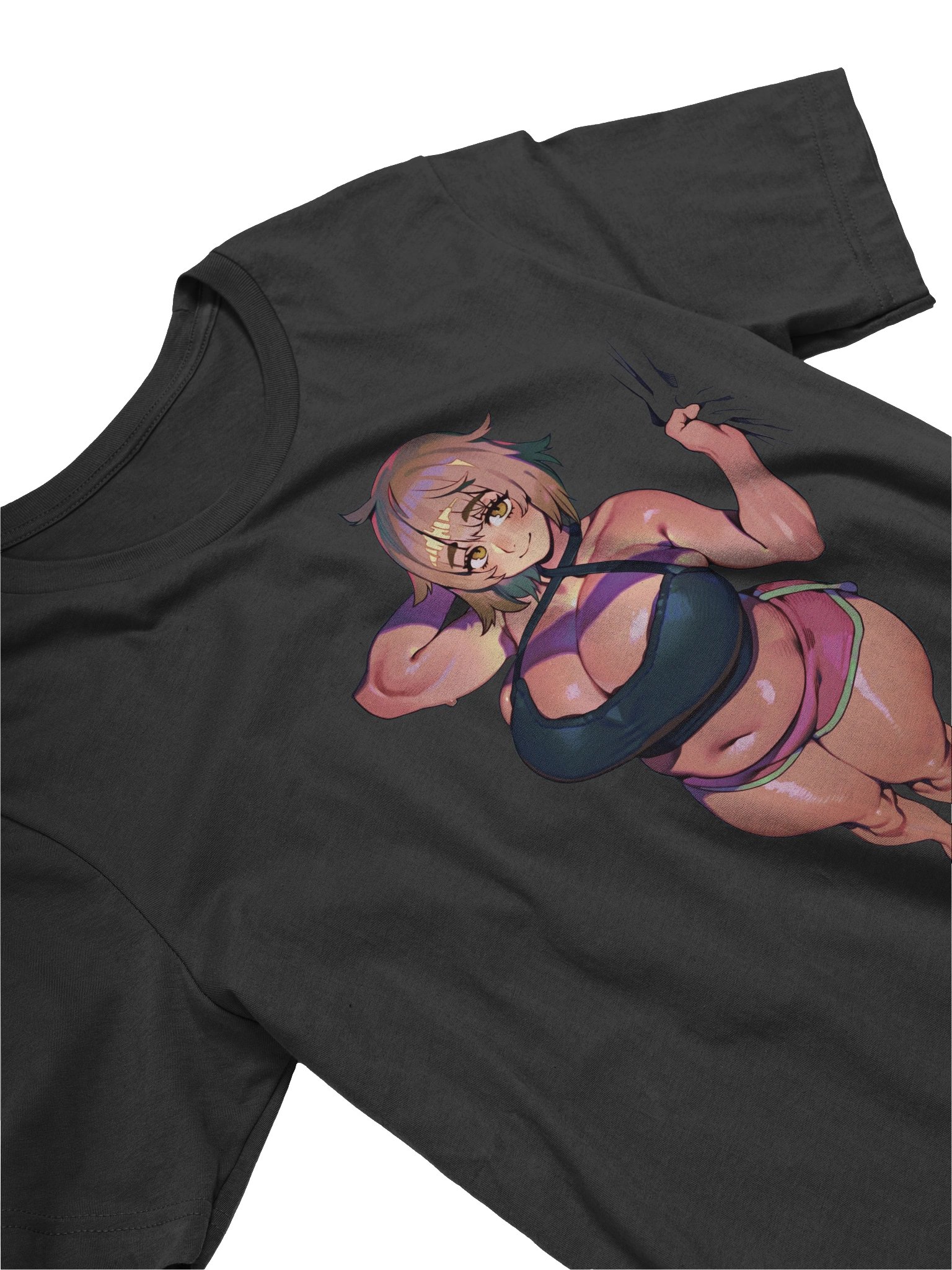 Blonde Curvy Girl Bedroom Grab Shirt product image (19)