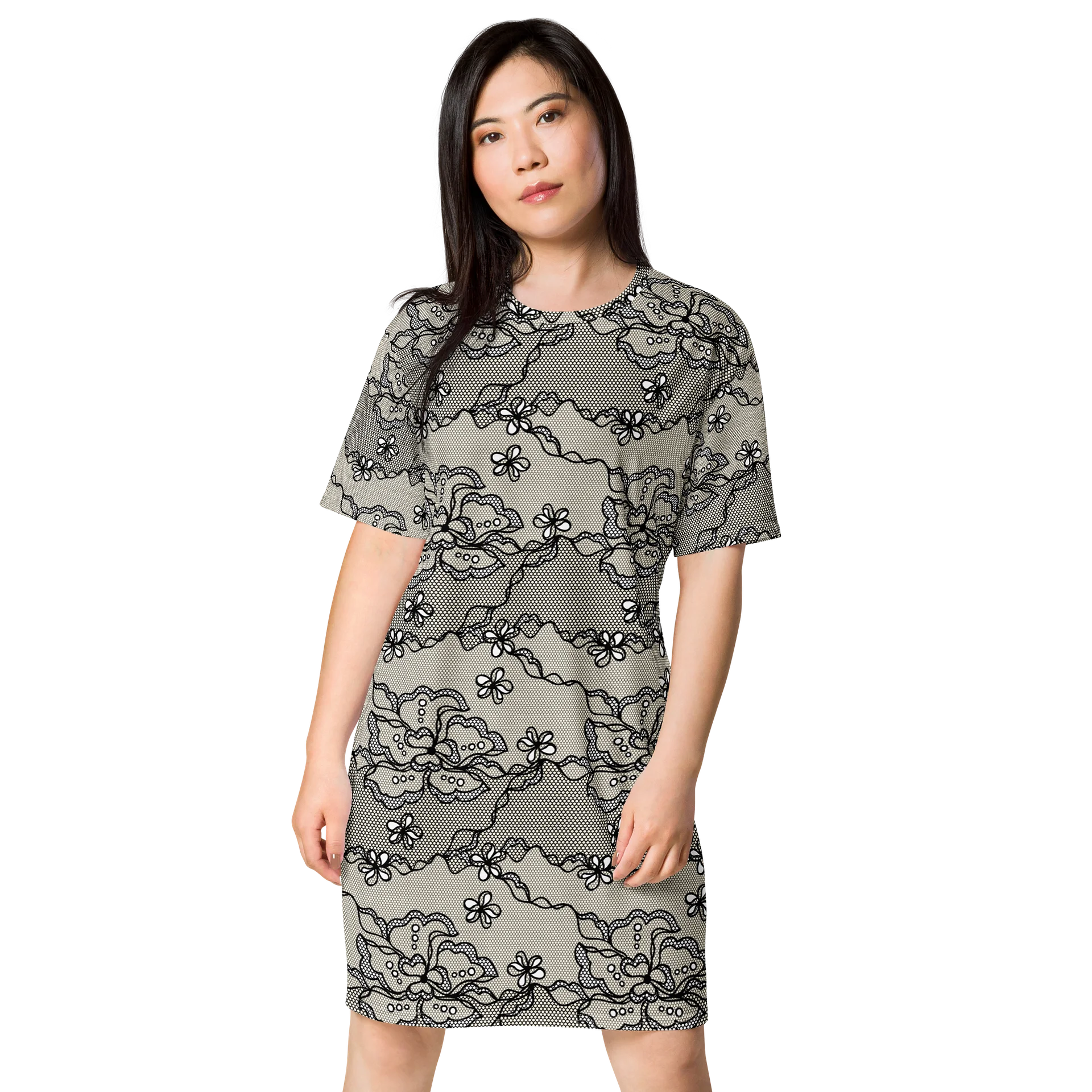 Haunted Lace Tee Dress product image (1)