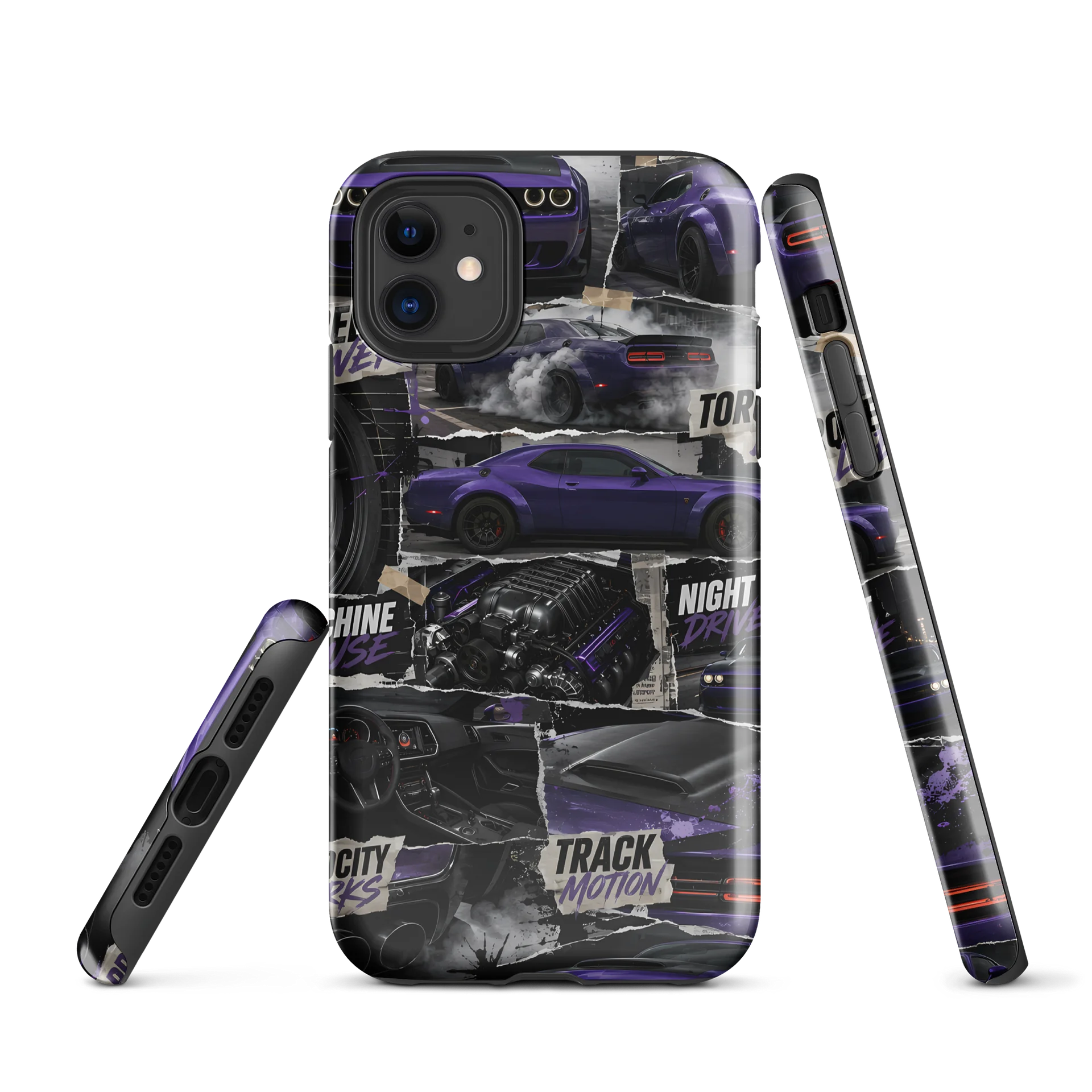 Burnout Society Plum Purple Muscle Car Premium Tough Case product image (1)