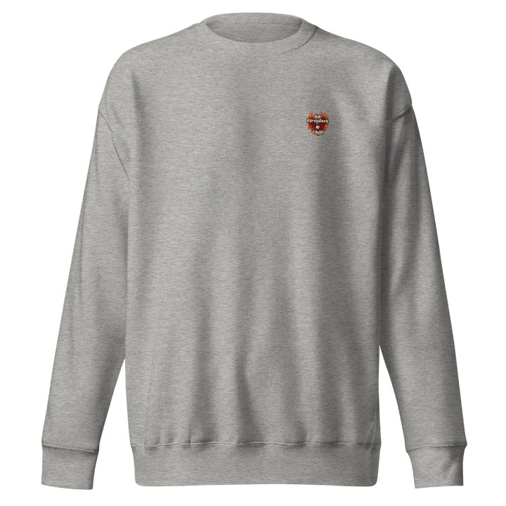 Flaming Heart - 4K Fireplace & Chill | Embroidered Sweatshirt product image (9)