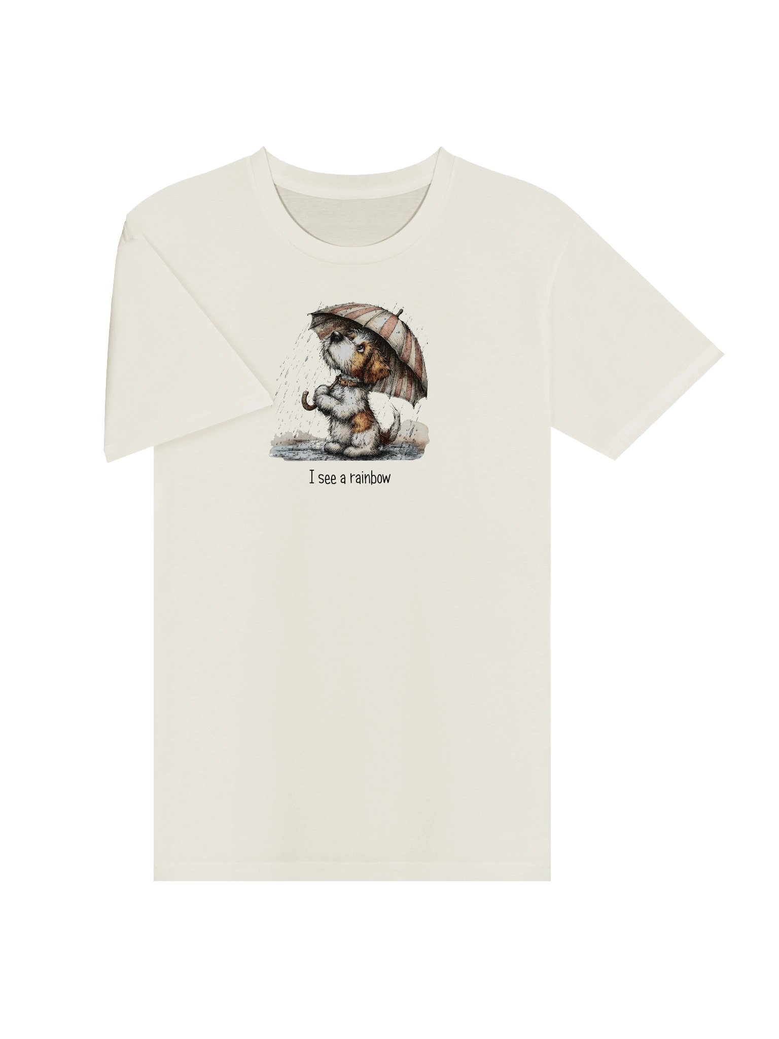 Whimsical Puppy Umbrella T-Shirt product image (3)