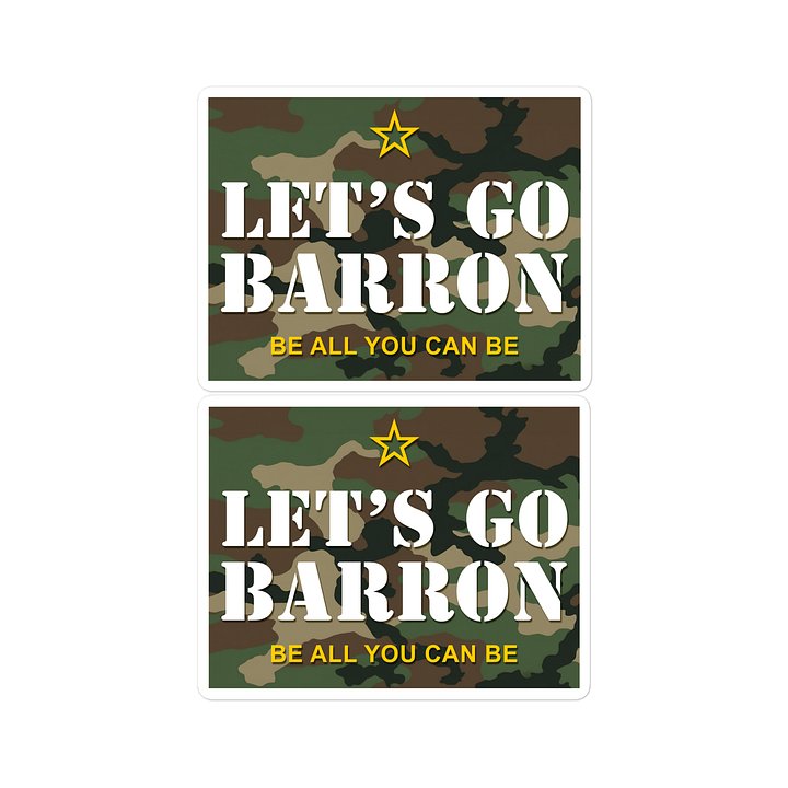 Let's Go Barron Cammo Decal product image (2)