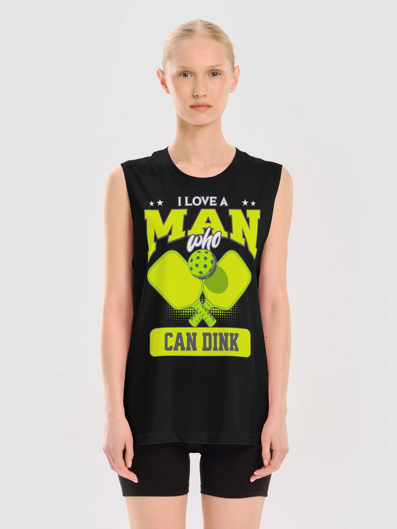 I Love a Man Who Can Dink Funny Pickleball Women's Tank Top product image (2)