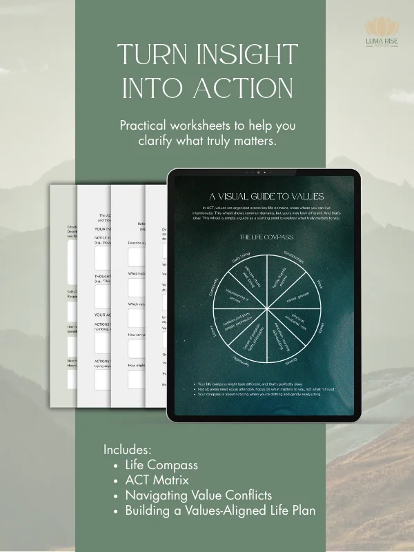 Complete Acceptance and Commitment Therapy (ACT) Workbook for Adults product image (3)
