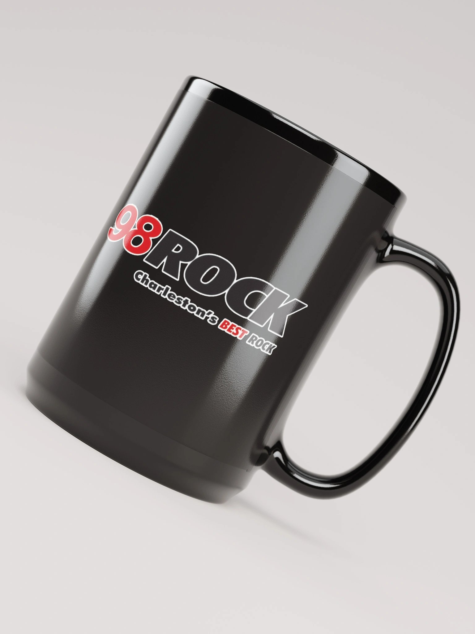 98 Rock black coffee mug product image (4)