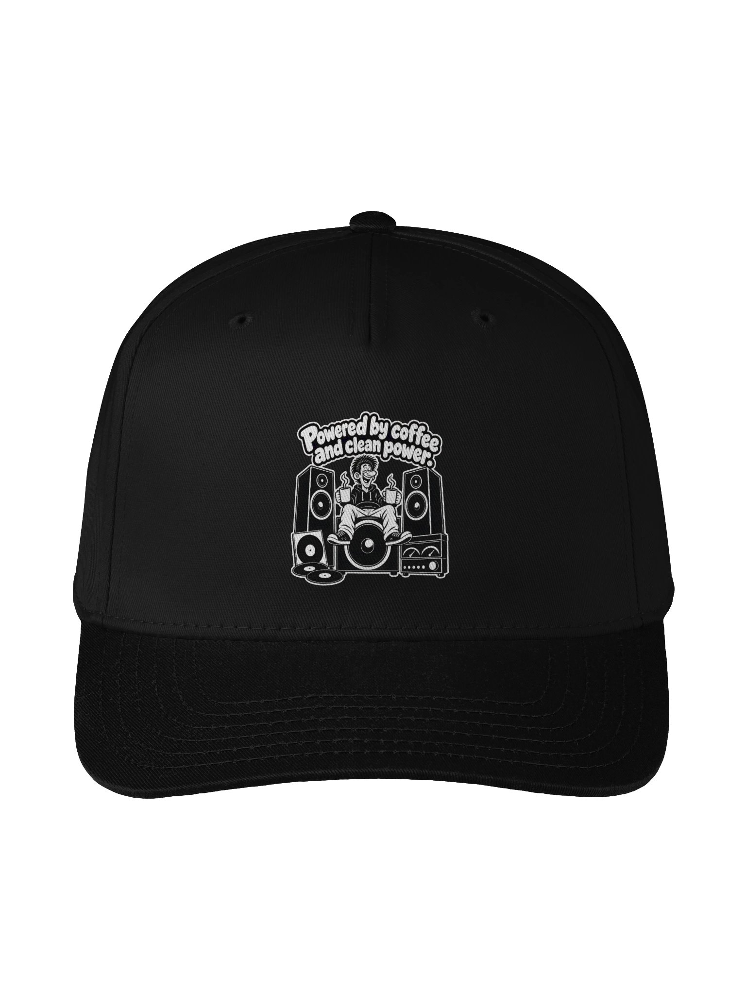 Powered By Coffee And Clean Power - Cap product image (1)